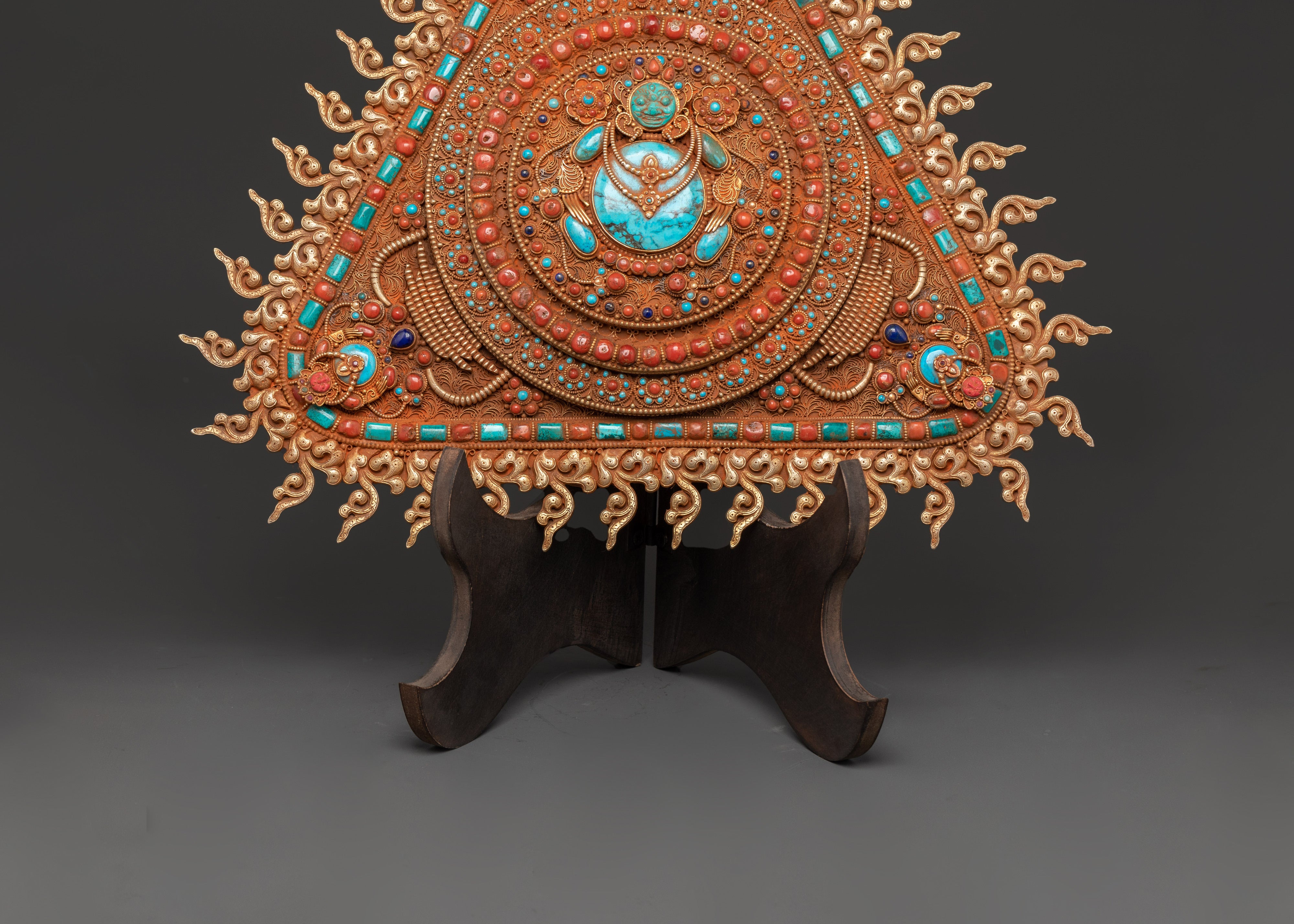 Deity Mandala Wall Plaque | Sacred Buddhist Wall Decor