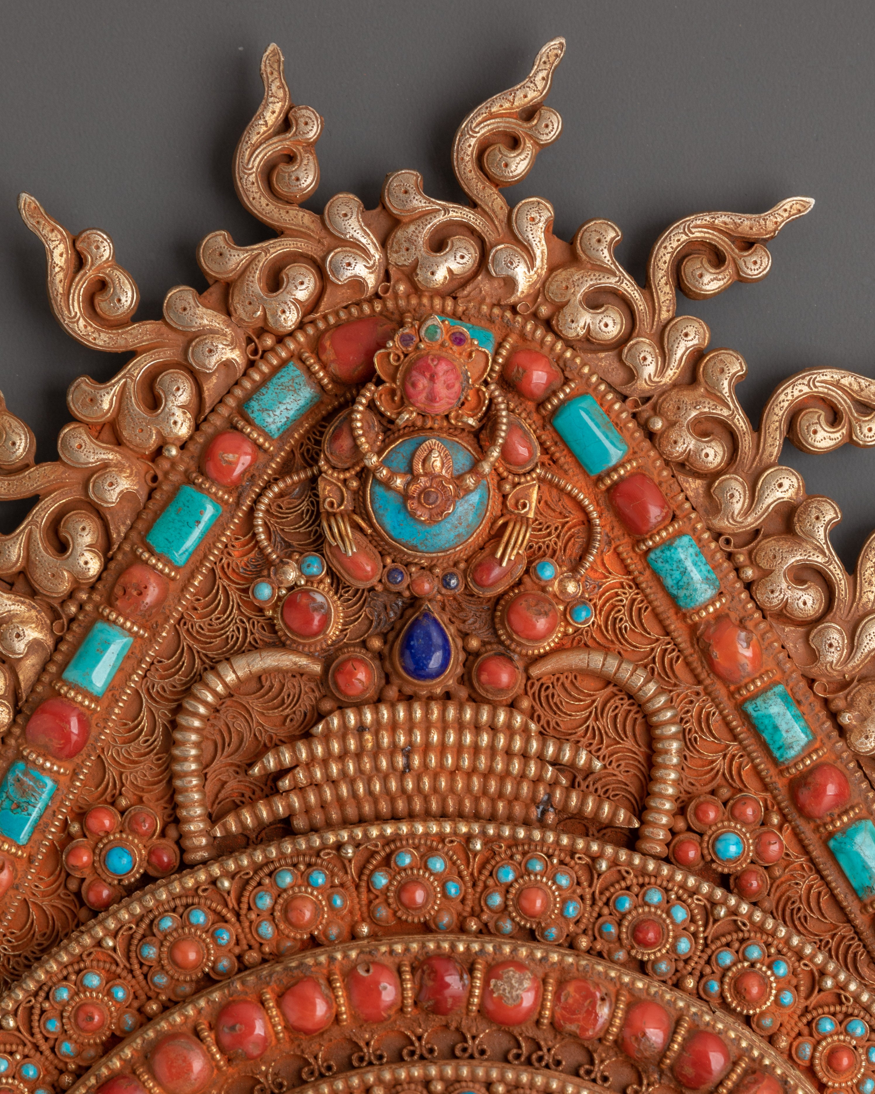 Deity Mandala Wall Plaque | Sacred Buddhist Wall Decor