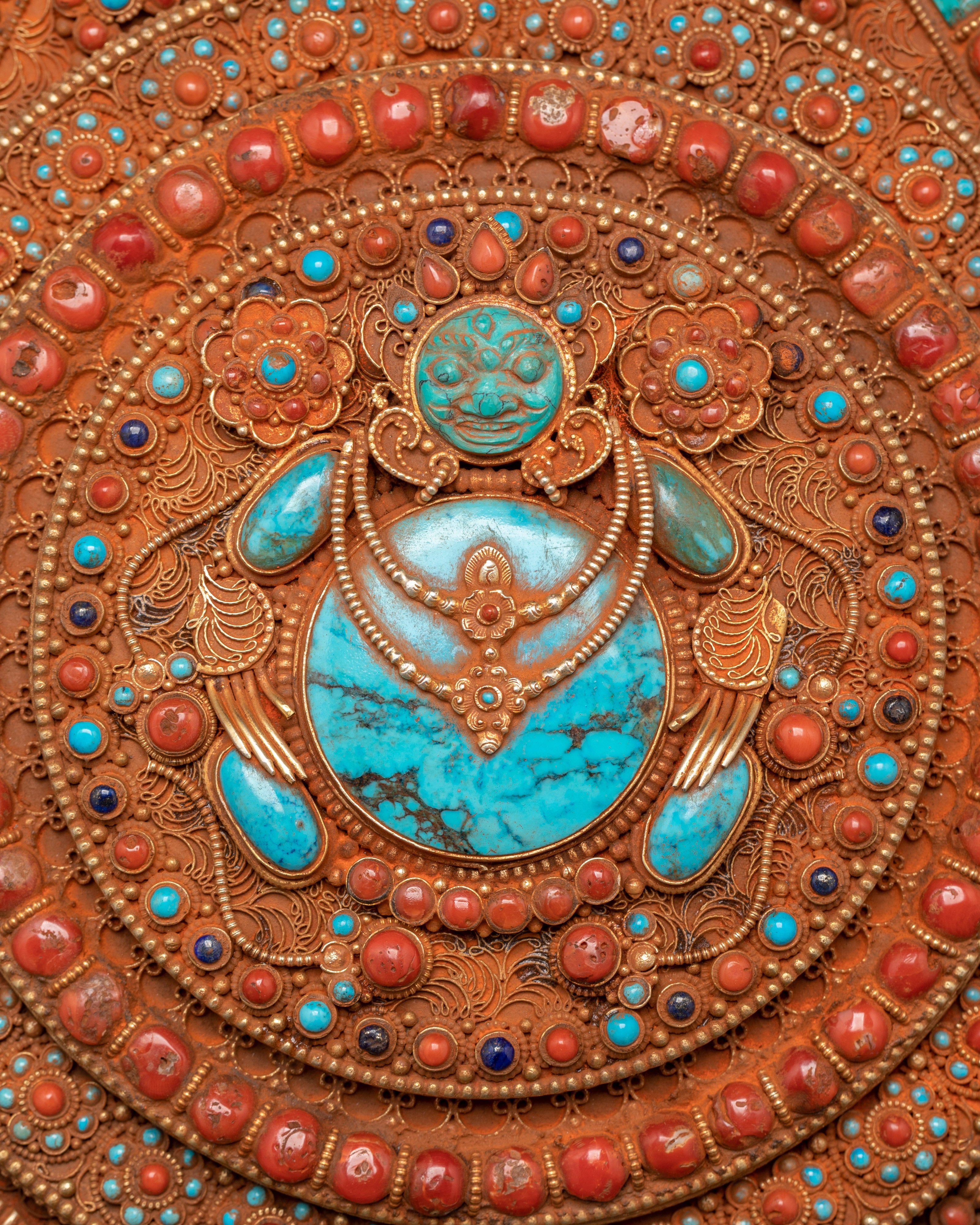 Deity Mandala Wall Plaque | Sacred Buddhist Wall Decor