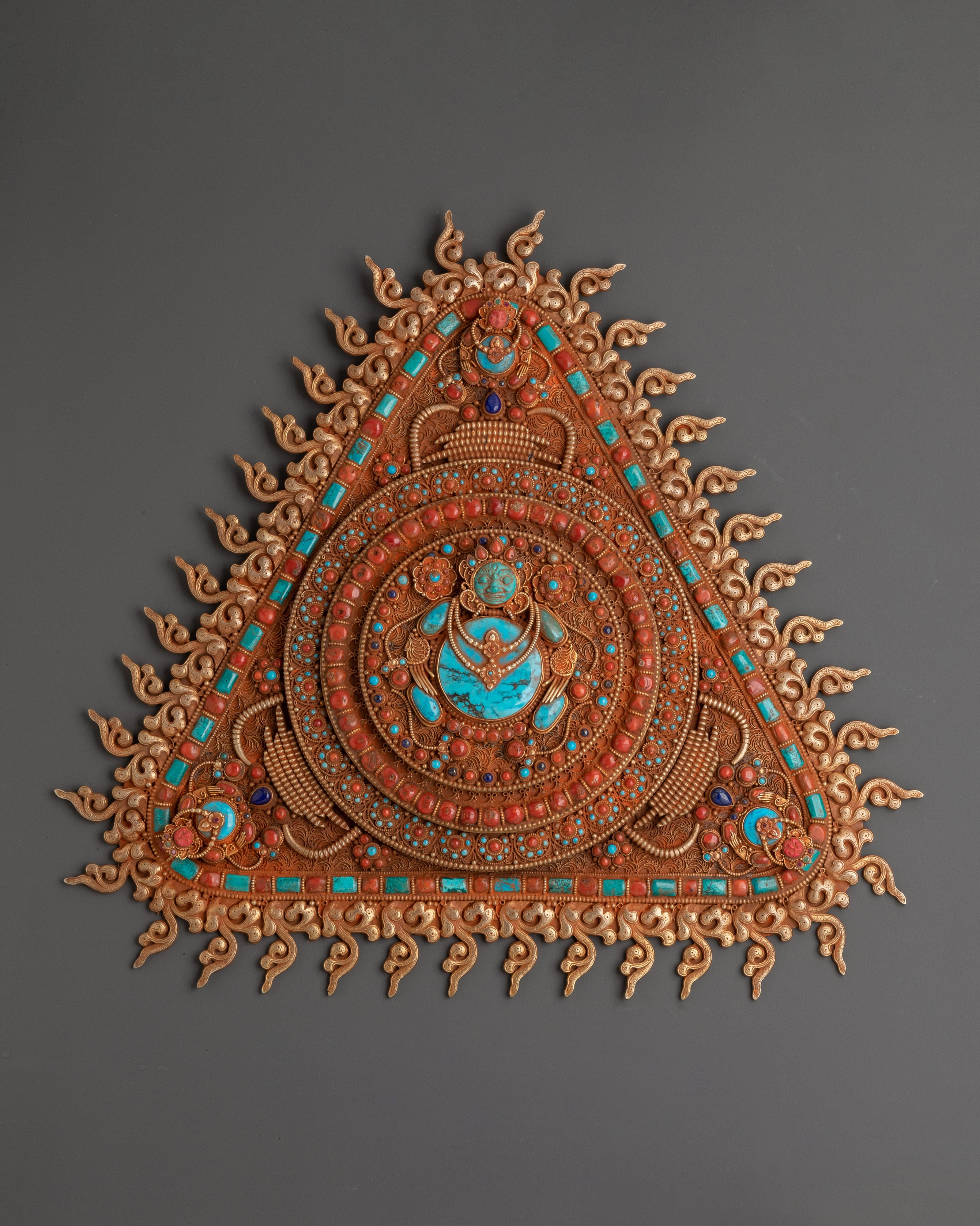Deity Mandala Wall Plaque | Sacred Buddhist Wall Decor