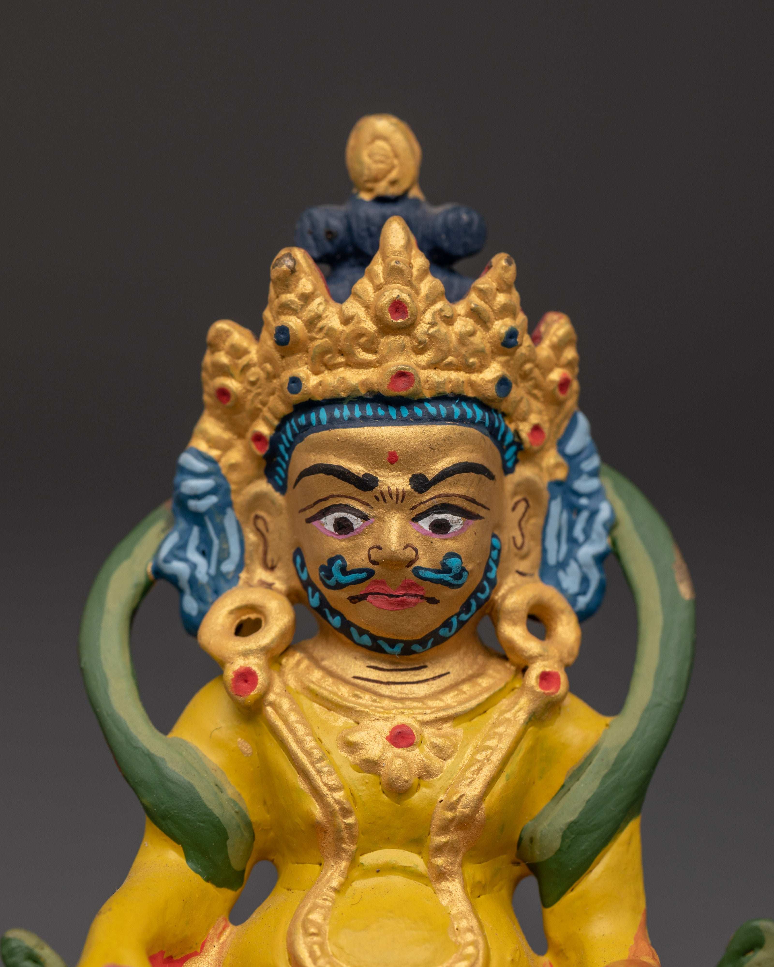 Copper Made Wealth Deity Dzambala | For Fortune & Spiritual Protection into Your Life