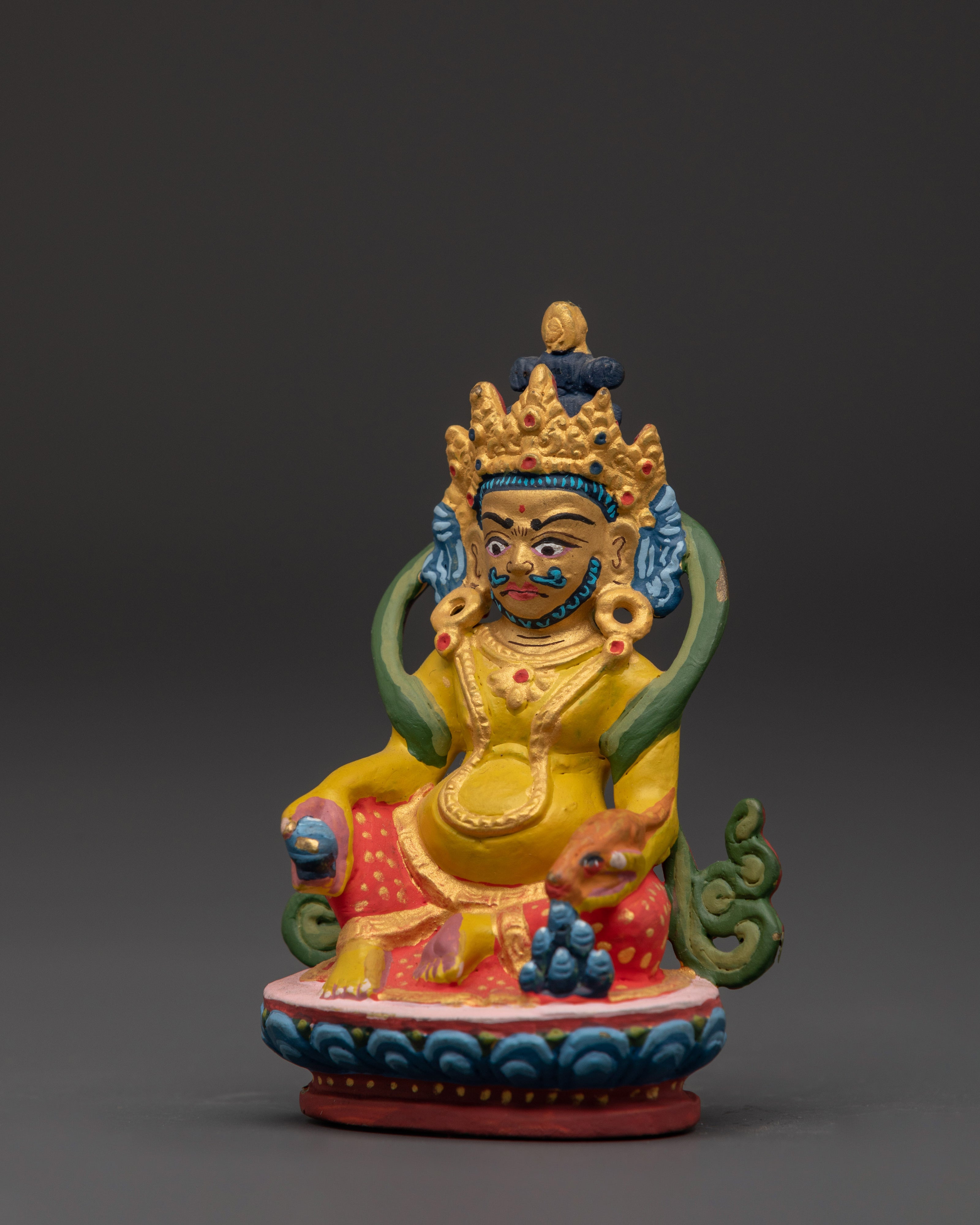 Copper Made Wealth Deity Dzambala | For Fortune & Spiritual Protection into Your Life