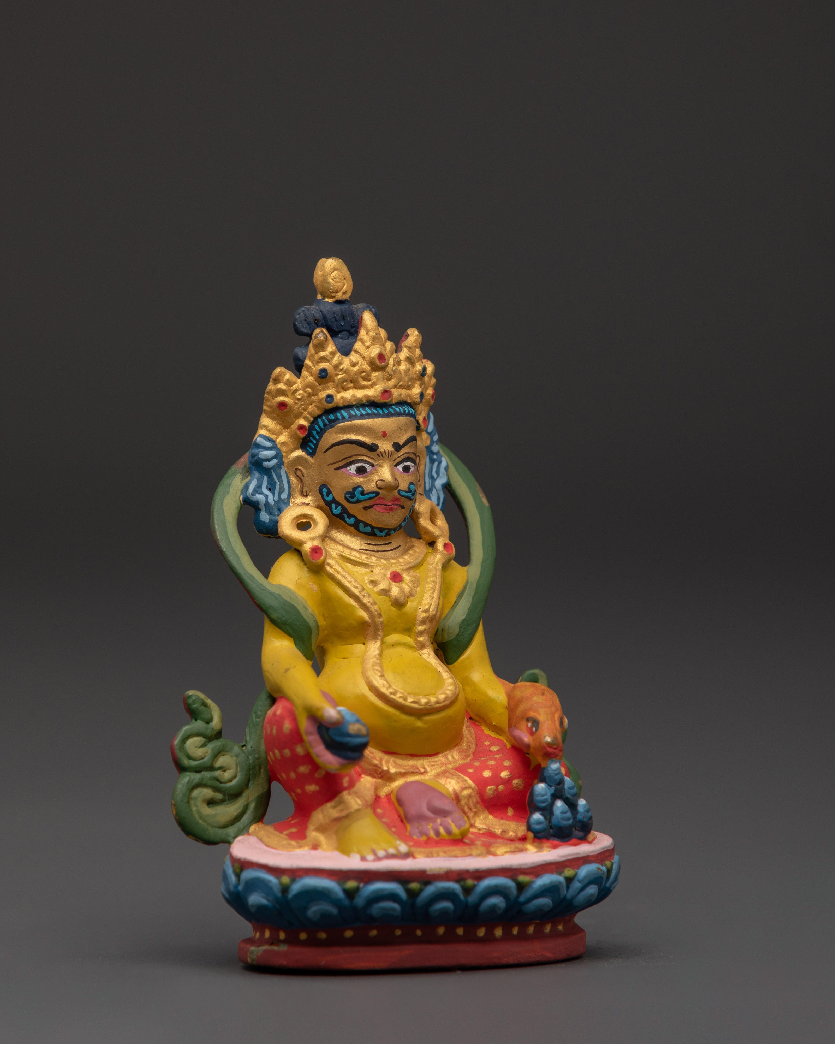 Copper Made Wealth Deity Dzambala | For Fortune & Spiritual Protection into Your Life