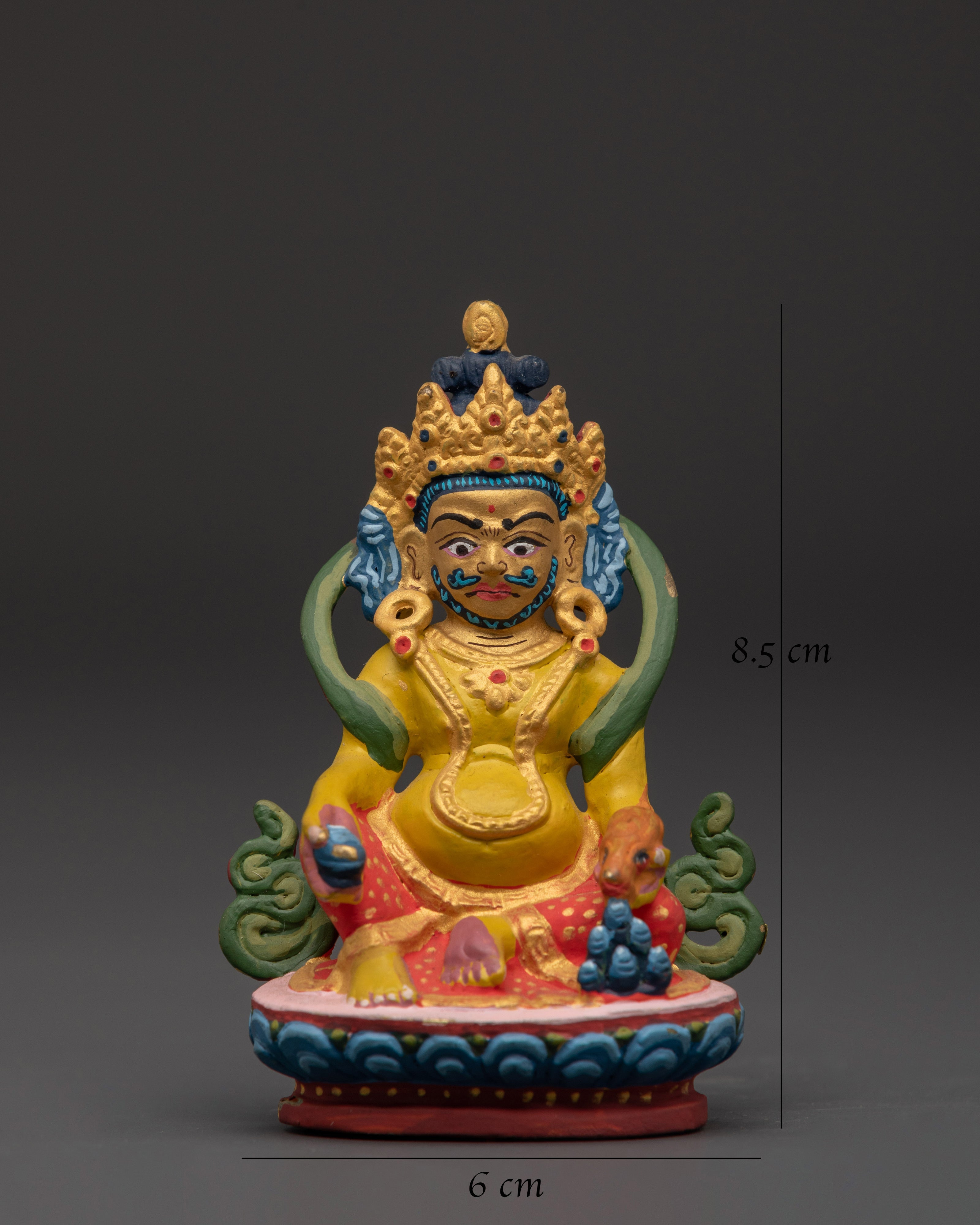 Copper Made Wealth Deity Dzambala | For Fortune & Spiritual Protection into Your Life