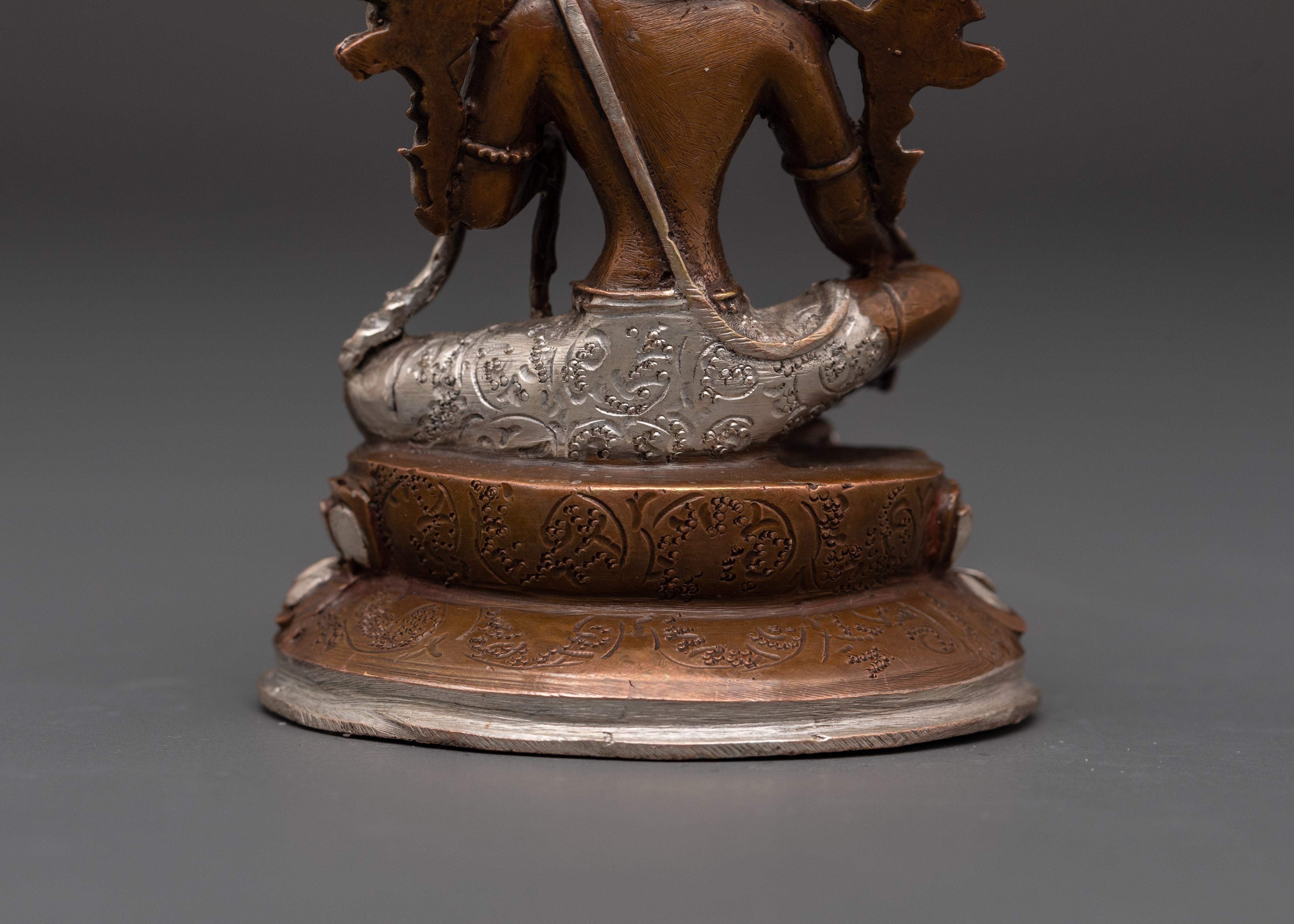 Handmade Statue Of Green Tara | The Savior From Fear And Suffering