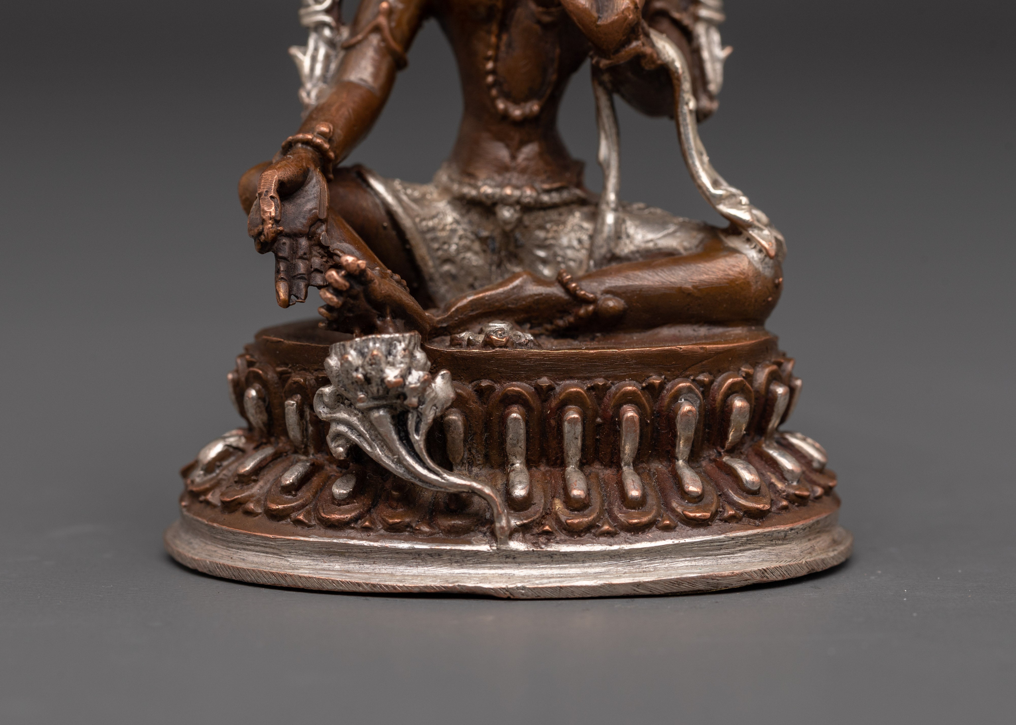 Handmade Statue Of Green Tara | The Savior From Fear And Suffering