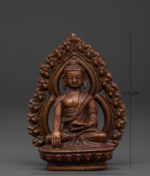 Shakyamuni Buddha Seated on Lotus Moon Disc for Dharma Practice