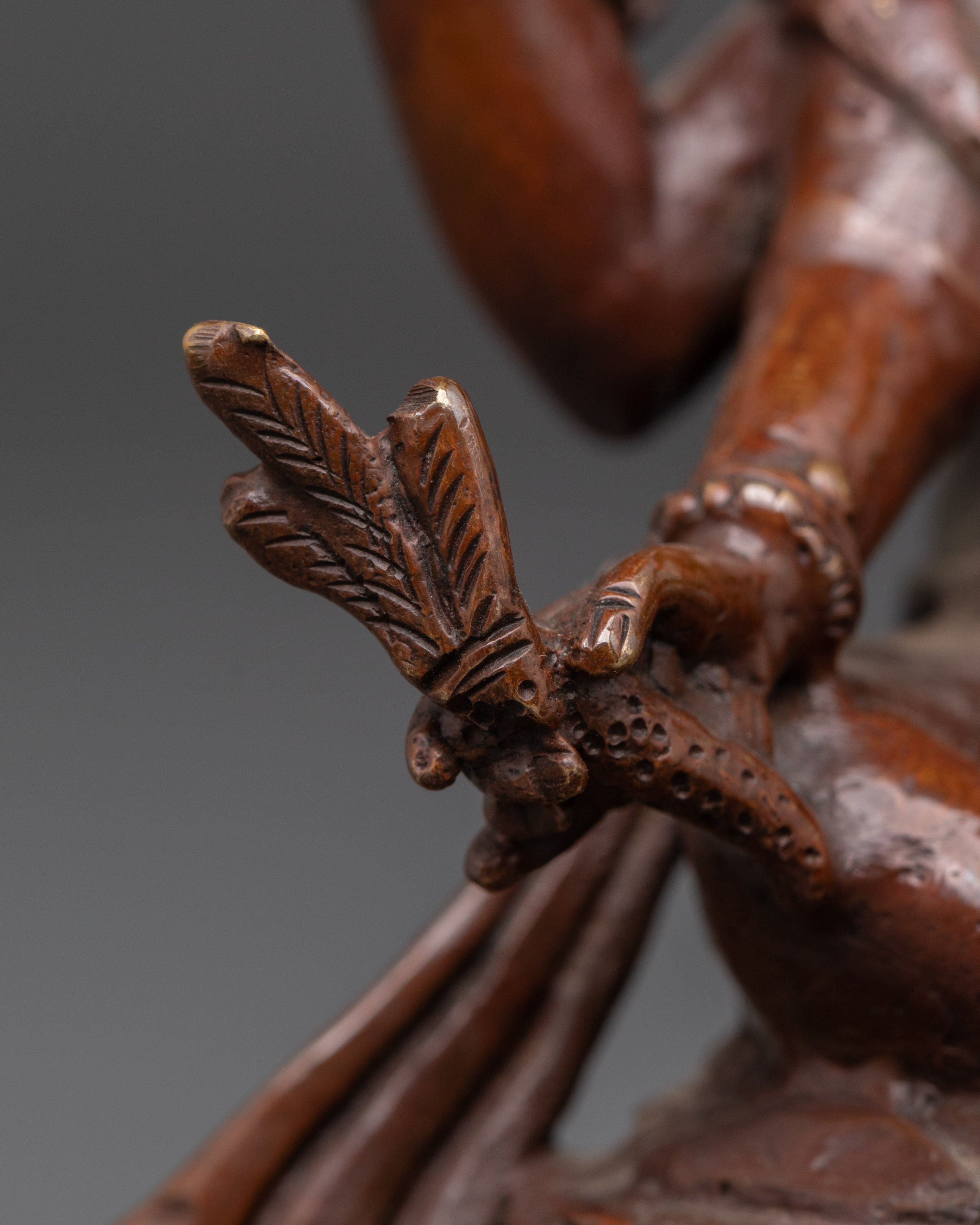Oxidized Copper Ganapati Statue for Wisdom, Prosperity, and Spiritual Balance