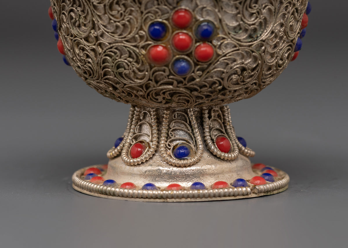 Set of 7 Tibetan Offering Bowls  | For Ritual, Puja, and Altar Use