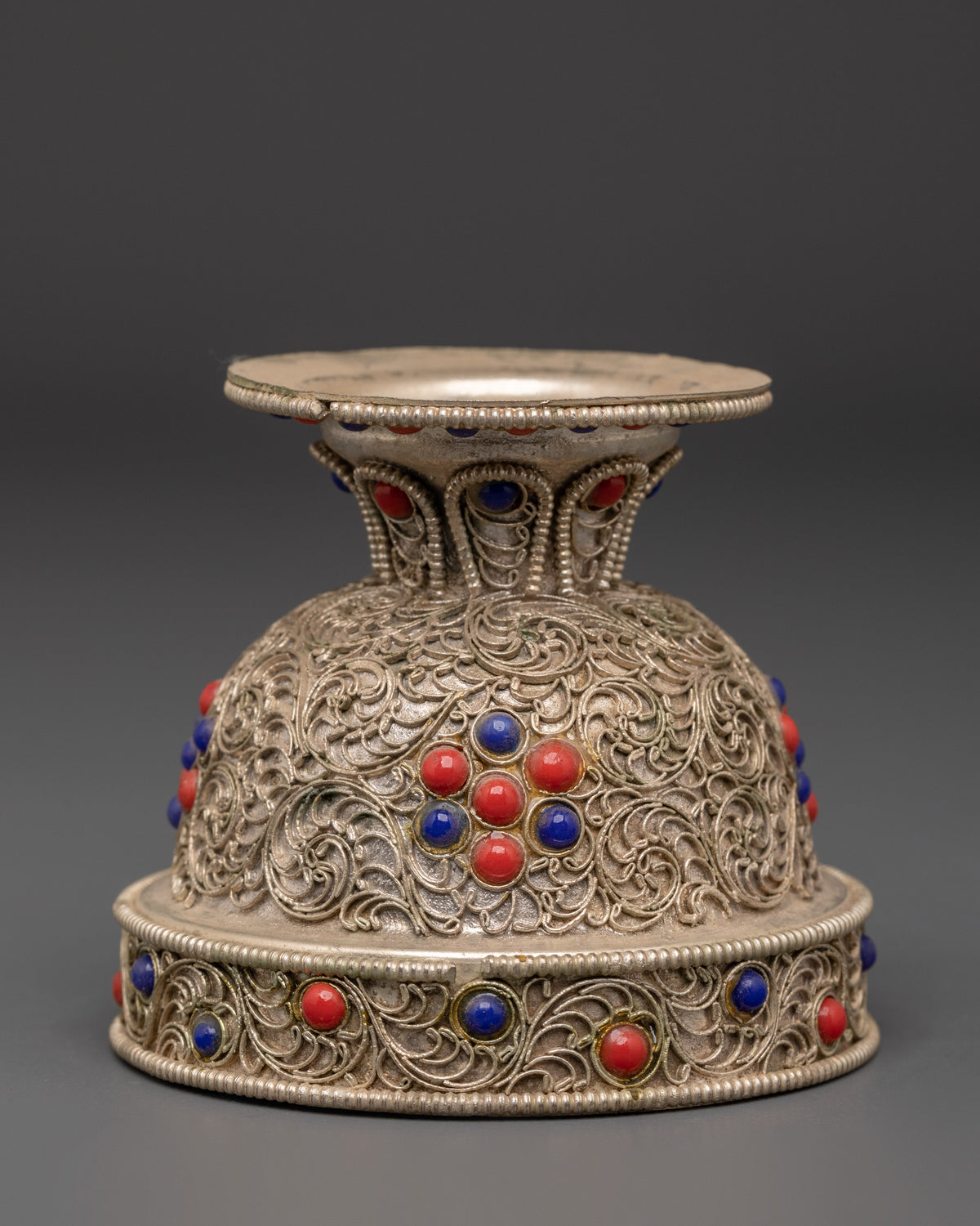 Set of 7 Tibetan Offering Bowls  | For Ritual, Puja, and Altar Use