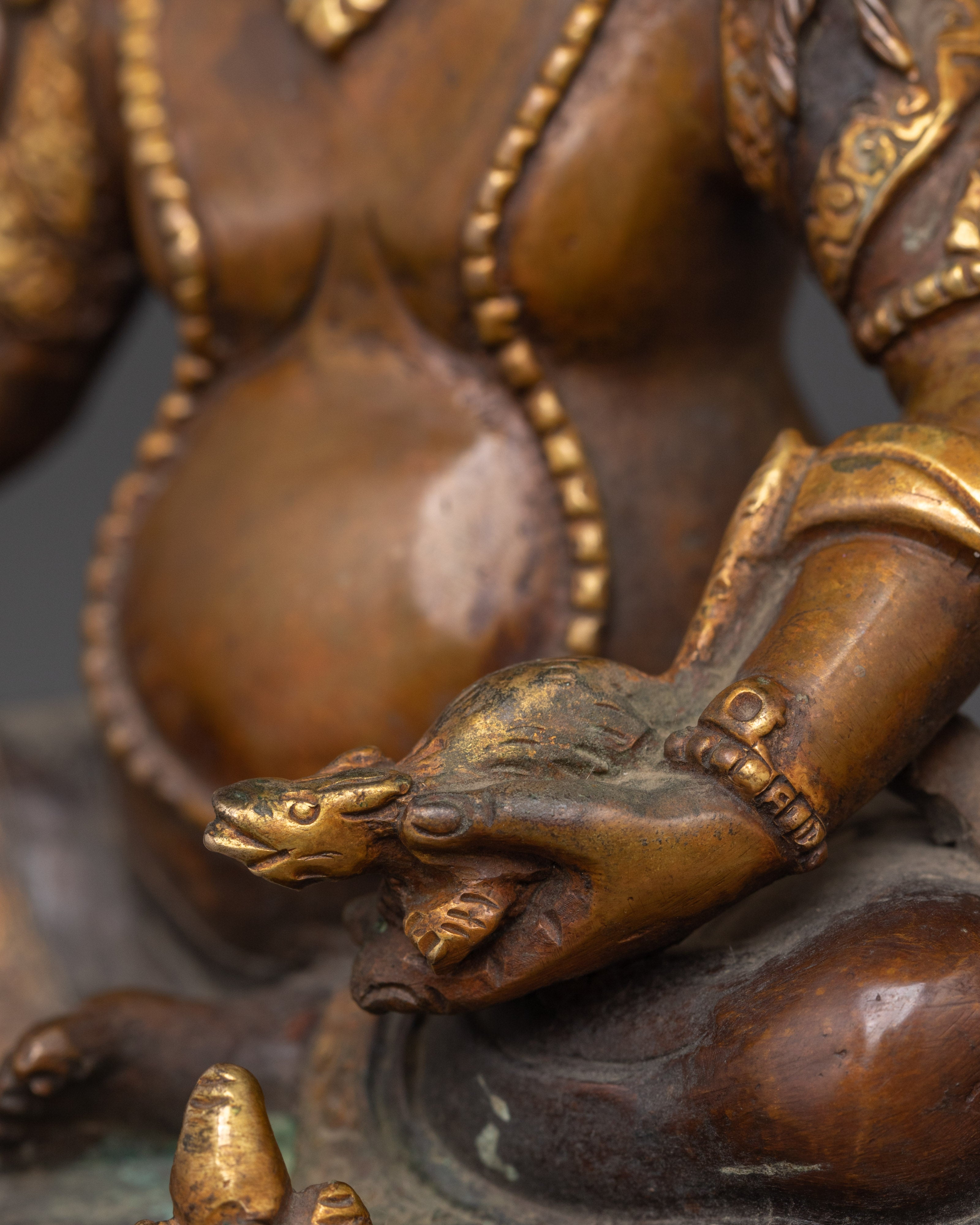 Tibetan Wealth Deity Dzambala Statue | Bring in Prosperity and Abundance