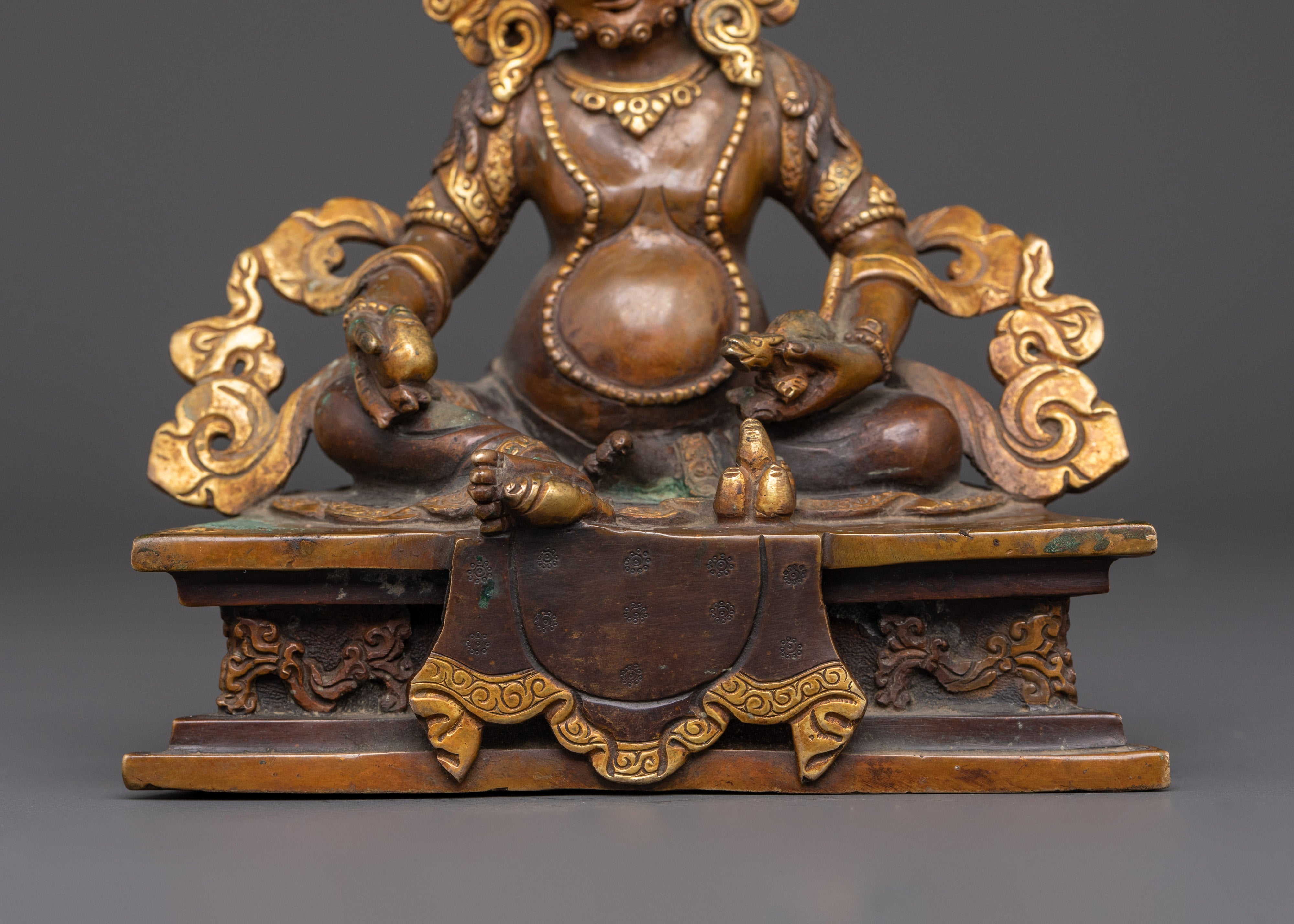 Tibetan Wealth Deity Dzambala Statue | Bring in Prosperity and Abundance