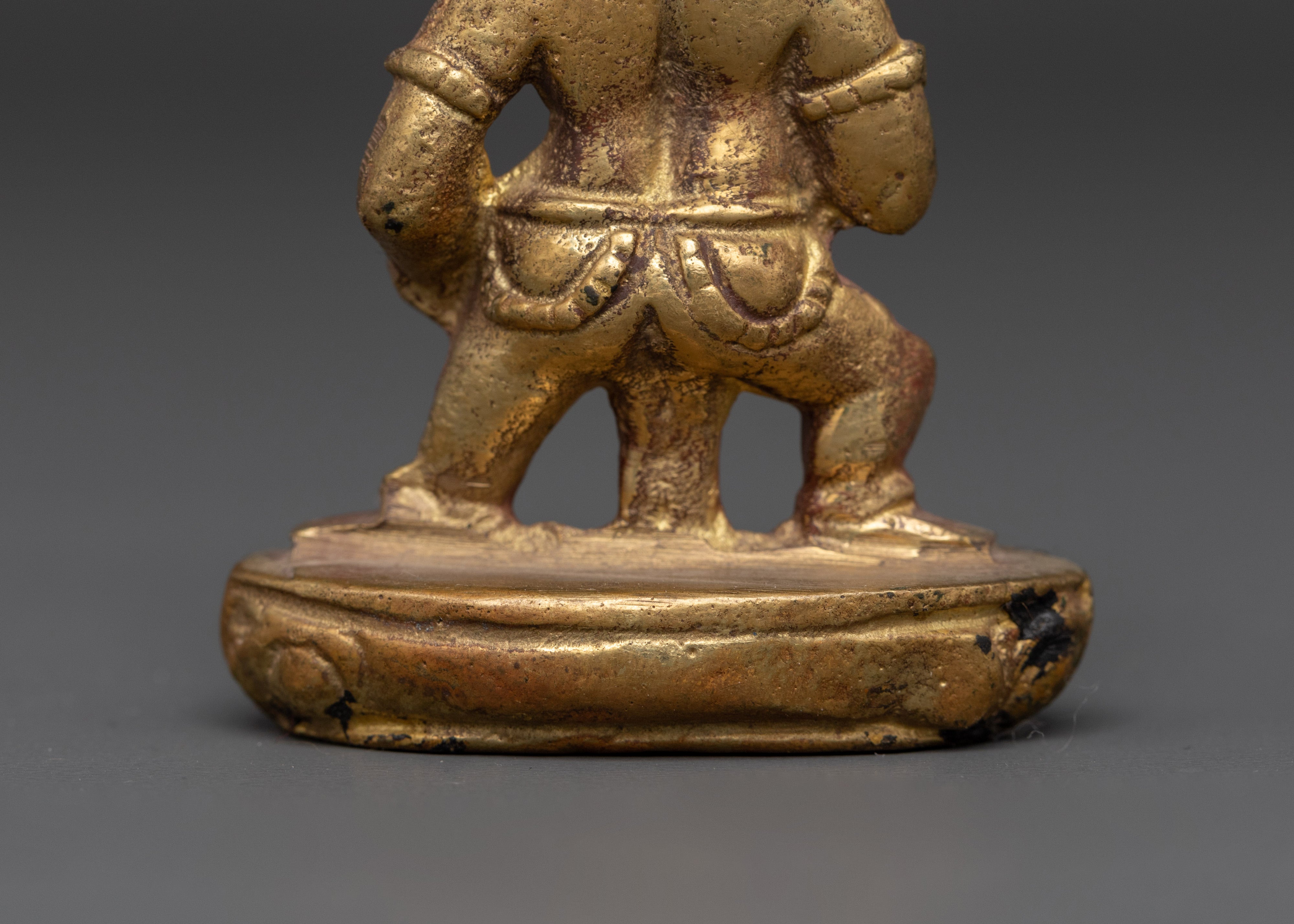Black Dzambala Copper Statue | Tibetan Wealth Deity for Prosperity and Protection