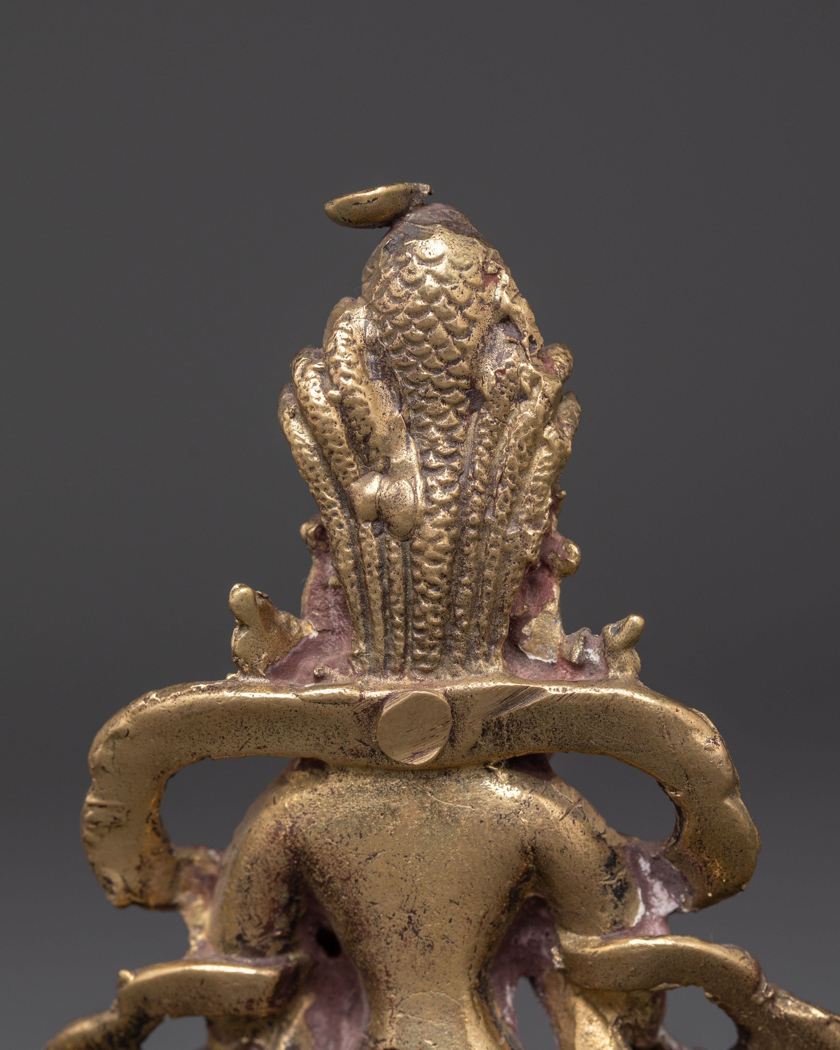 Handcrafted Tibetan Naga Kanya Statue | Copper Bronze Serpent Goddess Figurine