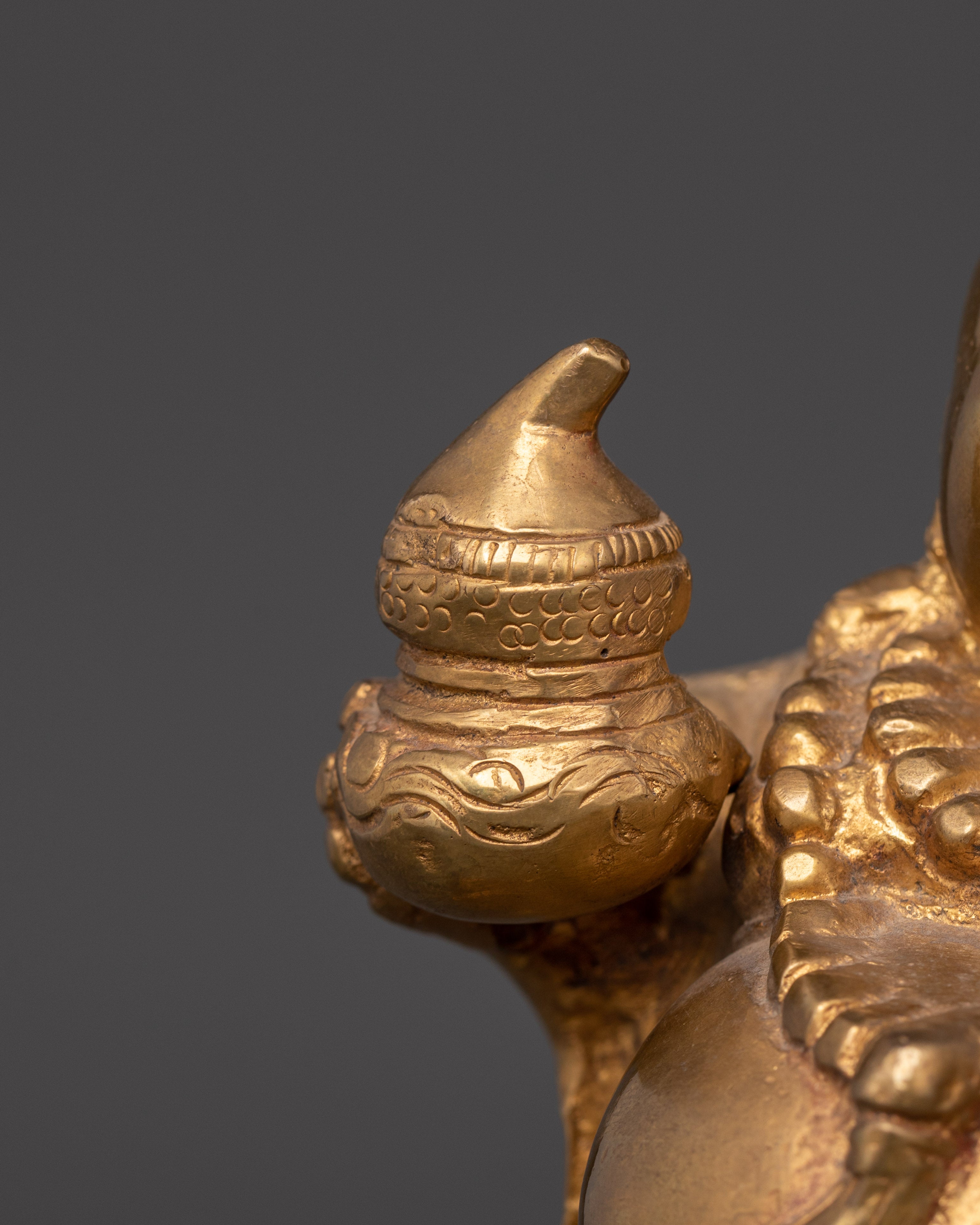 Laughing Buddha Statue for Wealth & Joy | Golden Prosperity Buddha