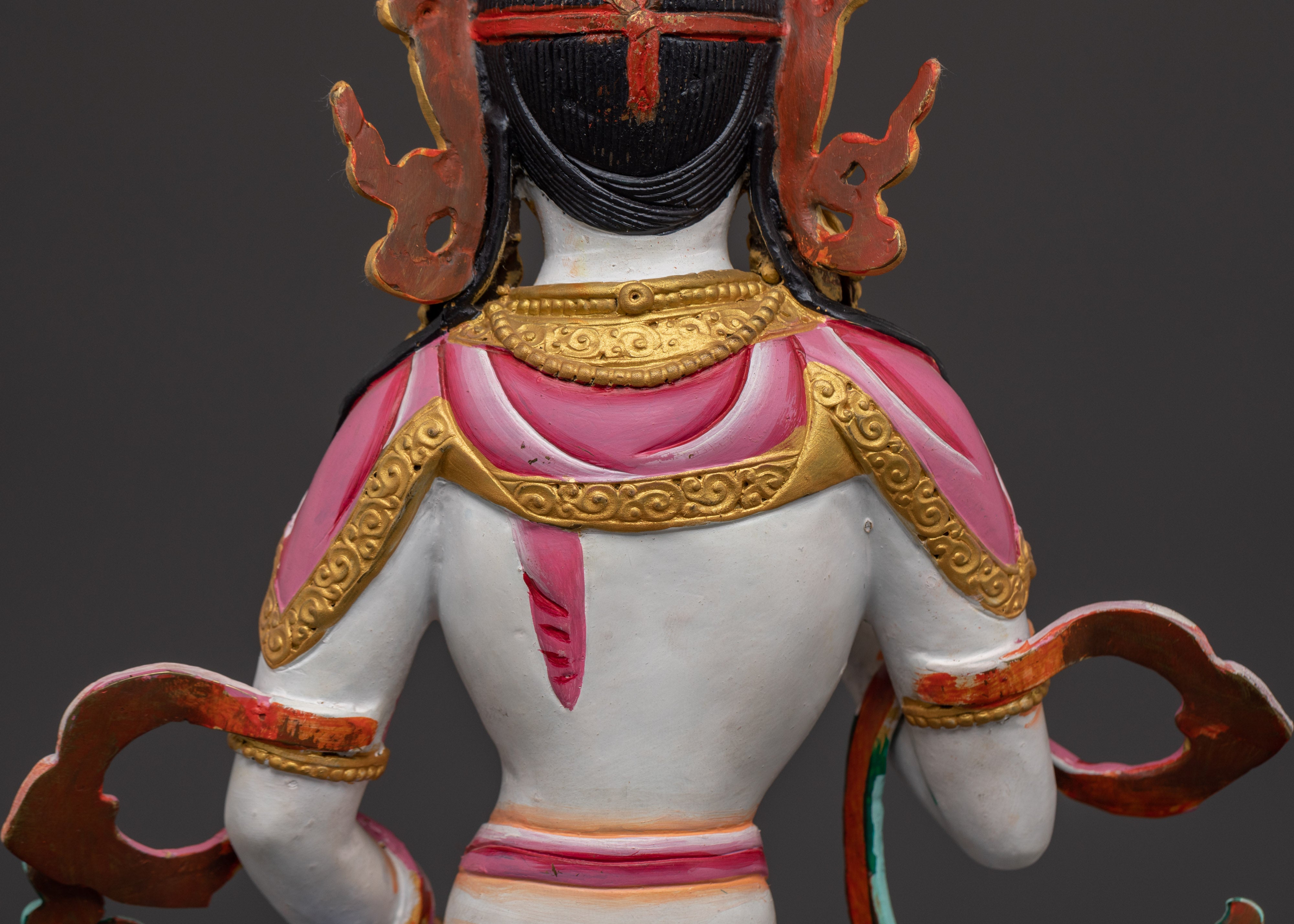 Vajrasattva Copper Statue | Handcrafted Tibetan Deity Sculpture