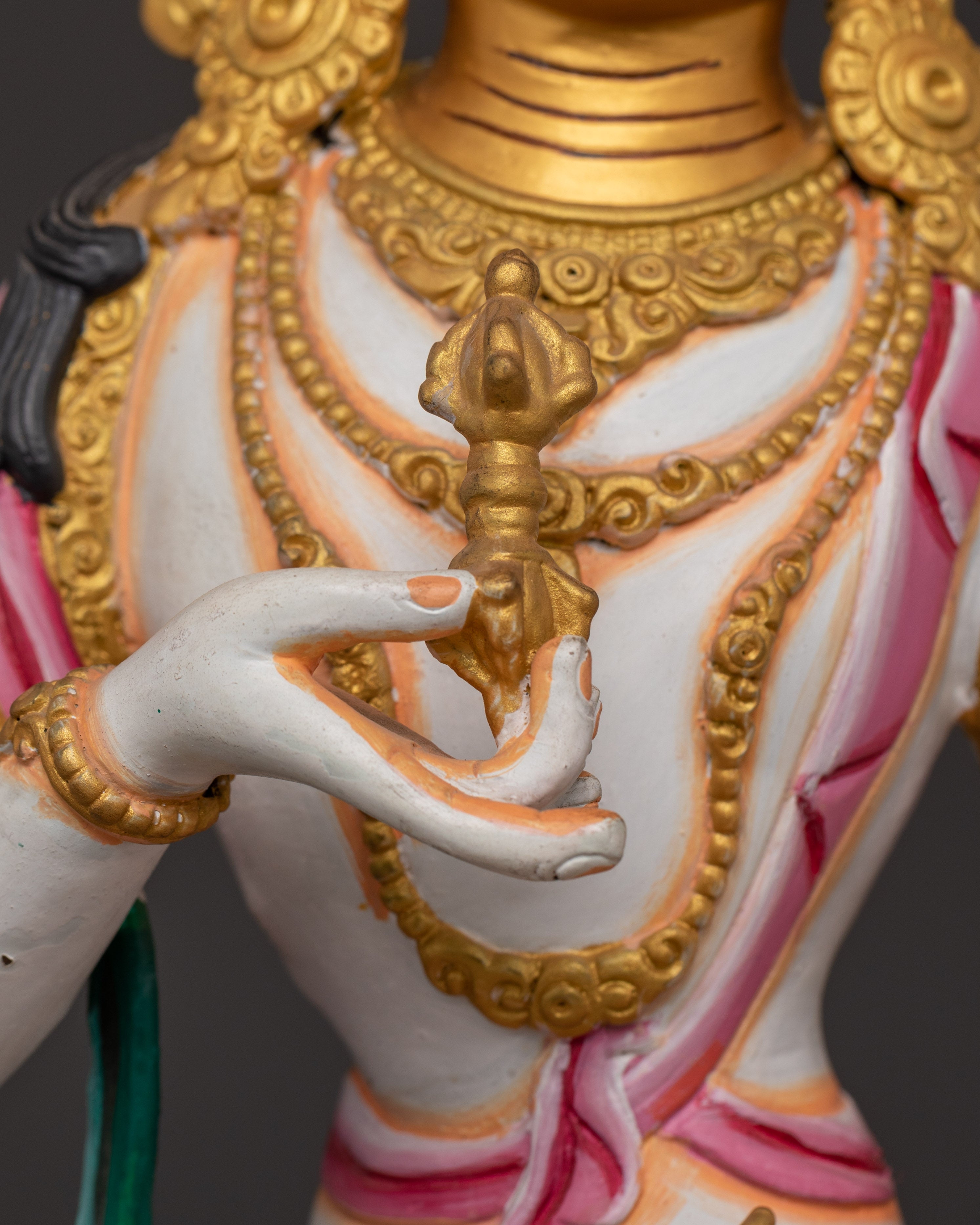 Vajrasattva Copper Statue | Handcrafted Tibetan Deity Sculpture