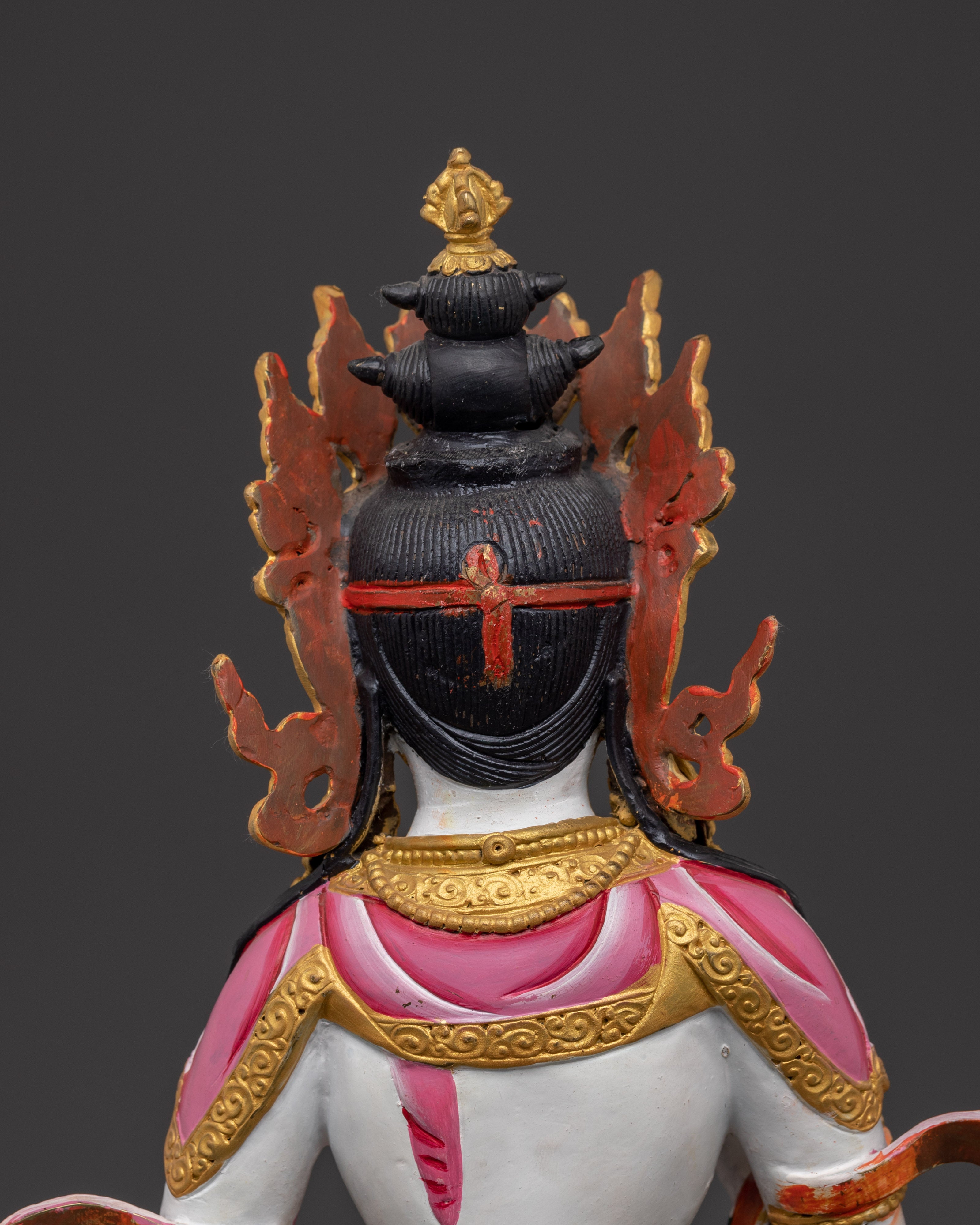 Vajrasattva Copper Statue | Handcrafted Tibetan Deity Sculpture