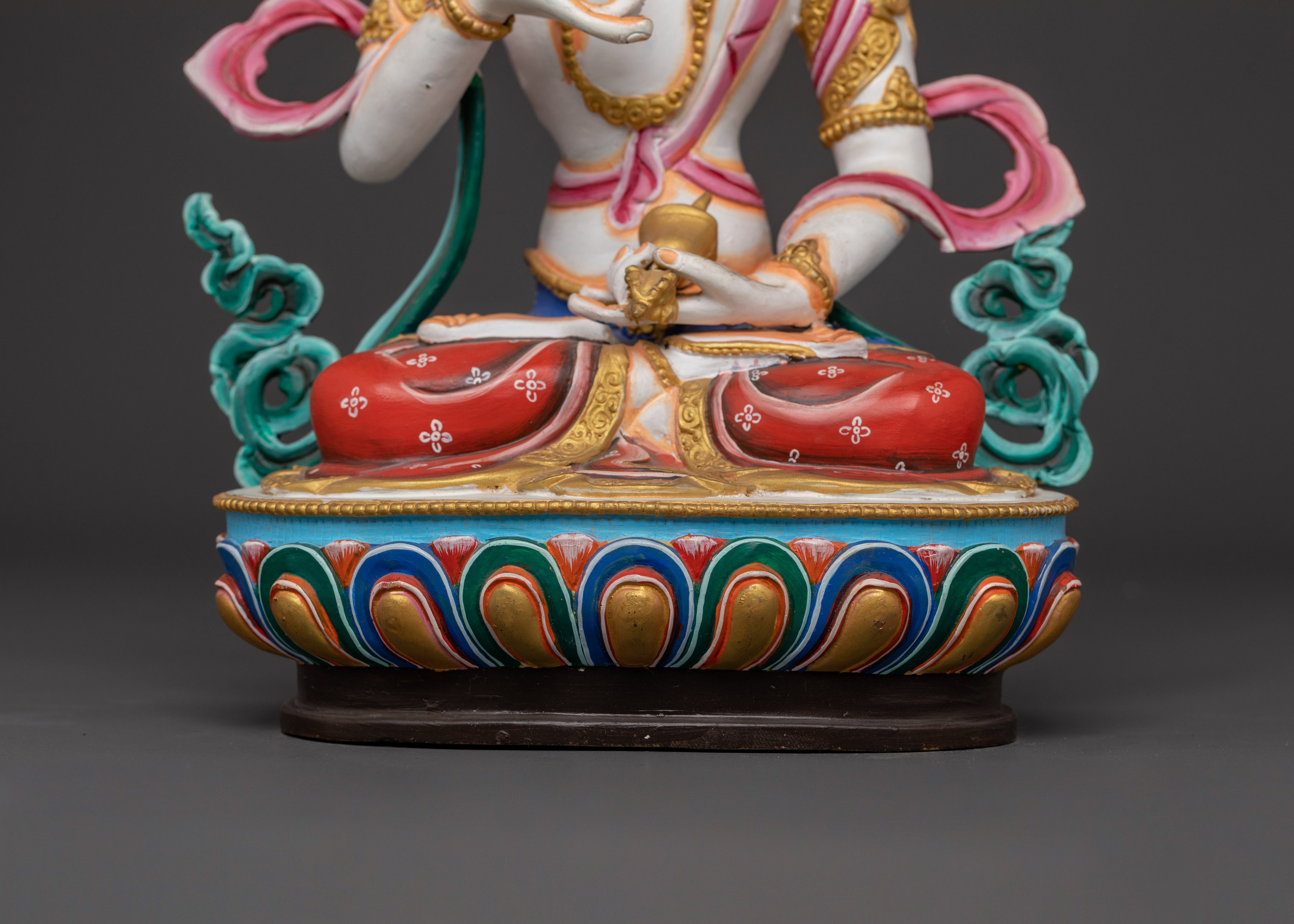 Vajrasattva Copper Statue | Handcrafted Tibetan Deity Sculpture