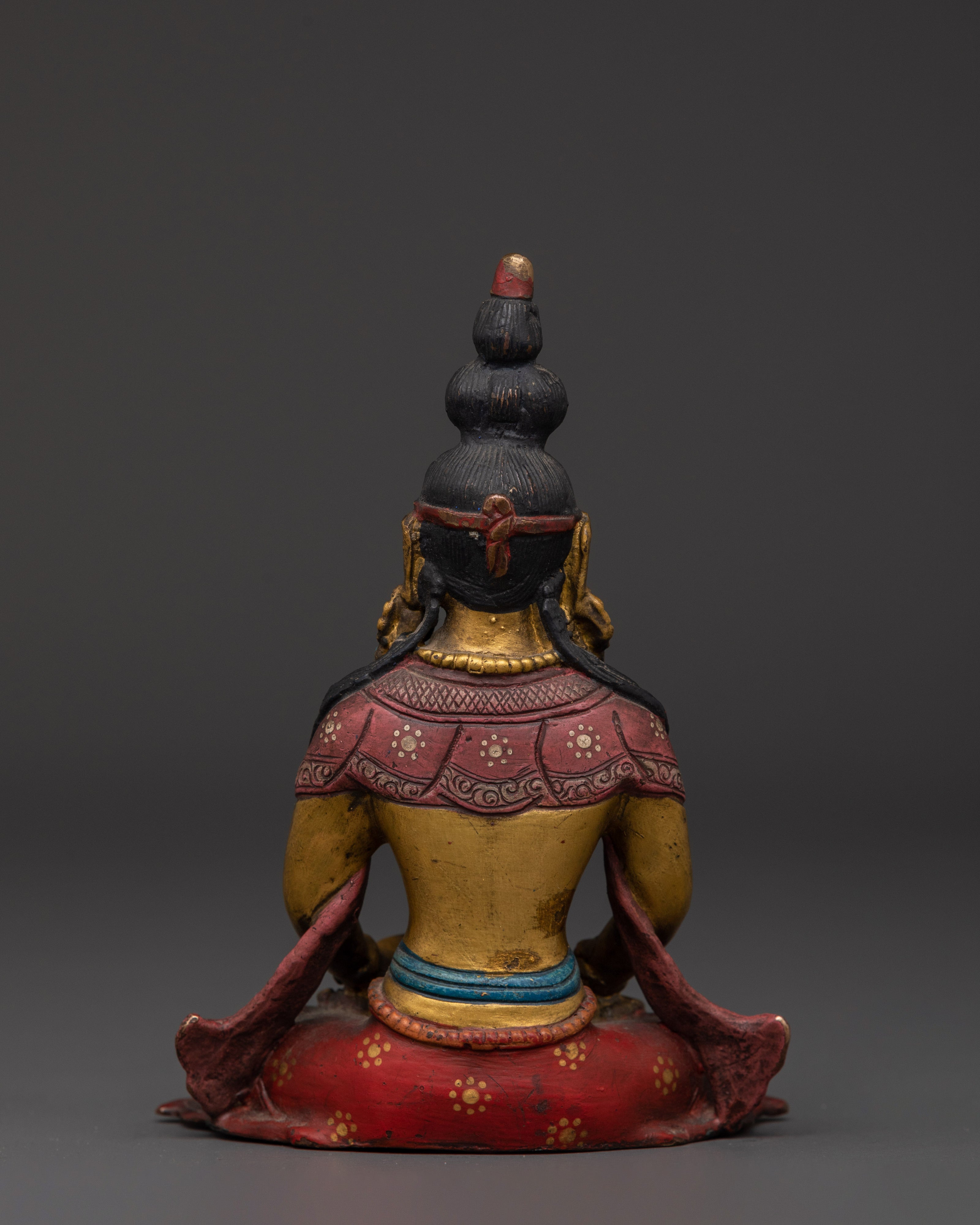 Tibetan Amitayus Buddha Statue for Long Life Blessings