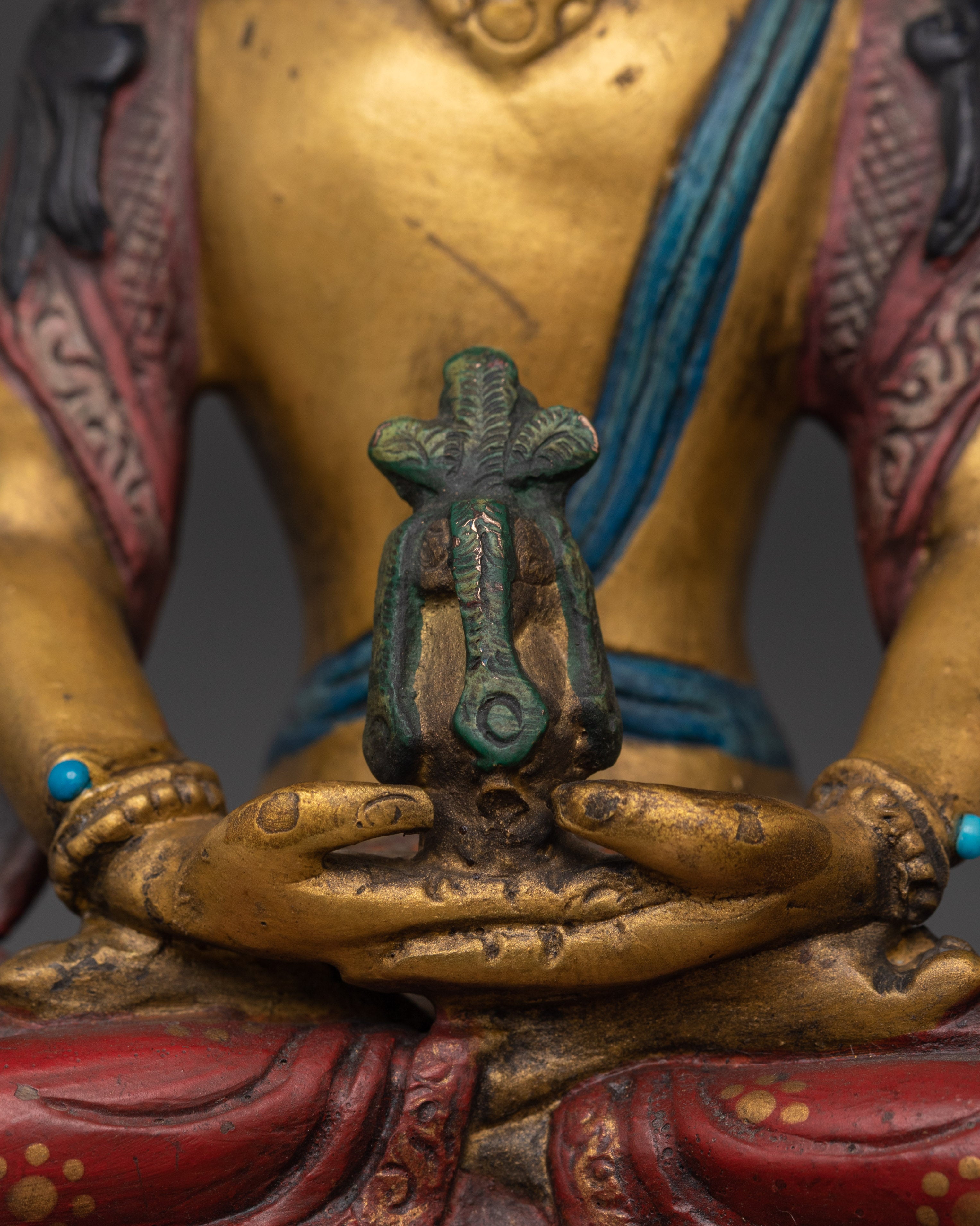 Tibetan Amitayus Buddha Statue for Long Life Blessings