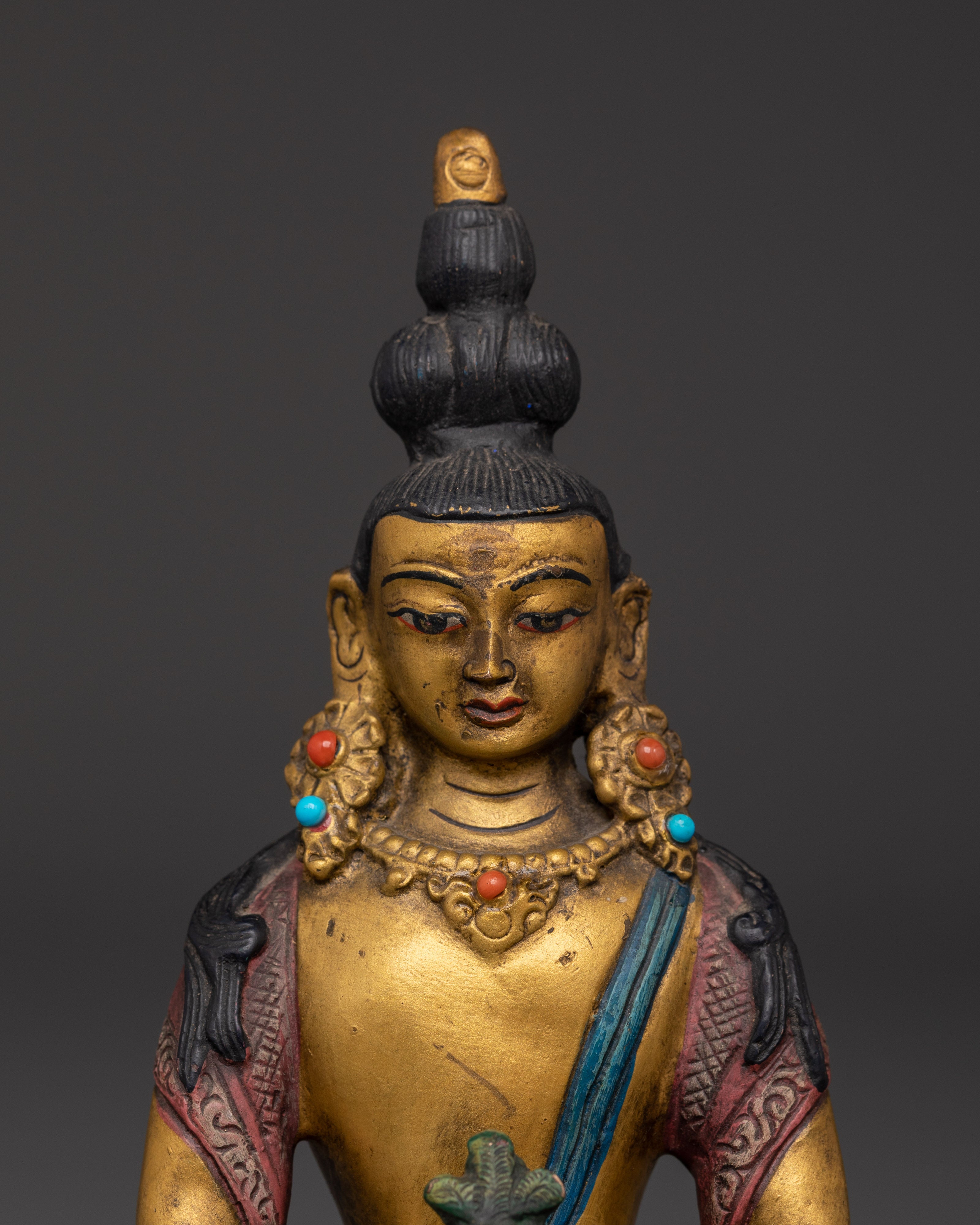 Tibetan Amitayus Buddha Statue for Long Life Blessings