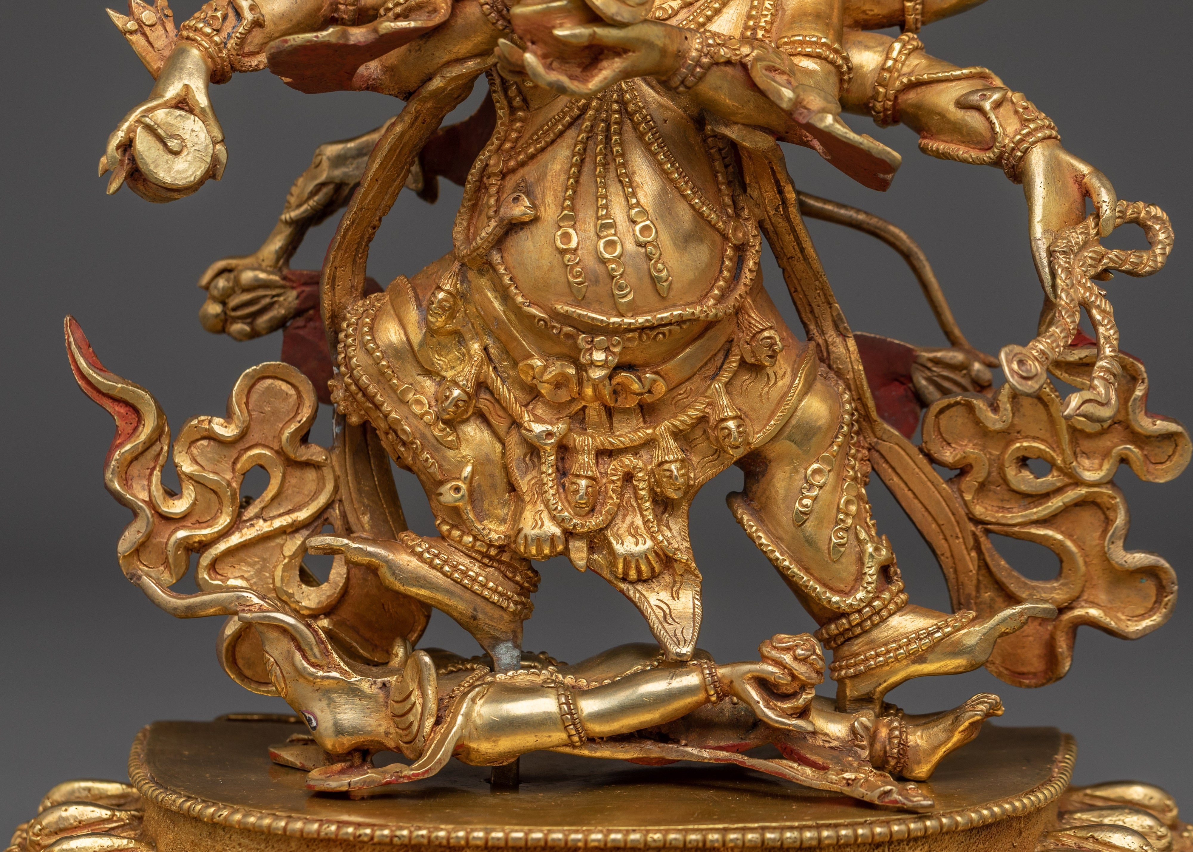 Buddhist Wrathful God Statue | for Ritual and Protection