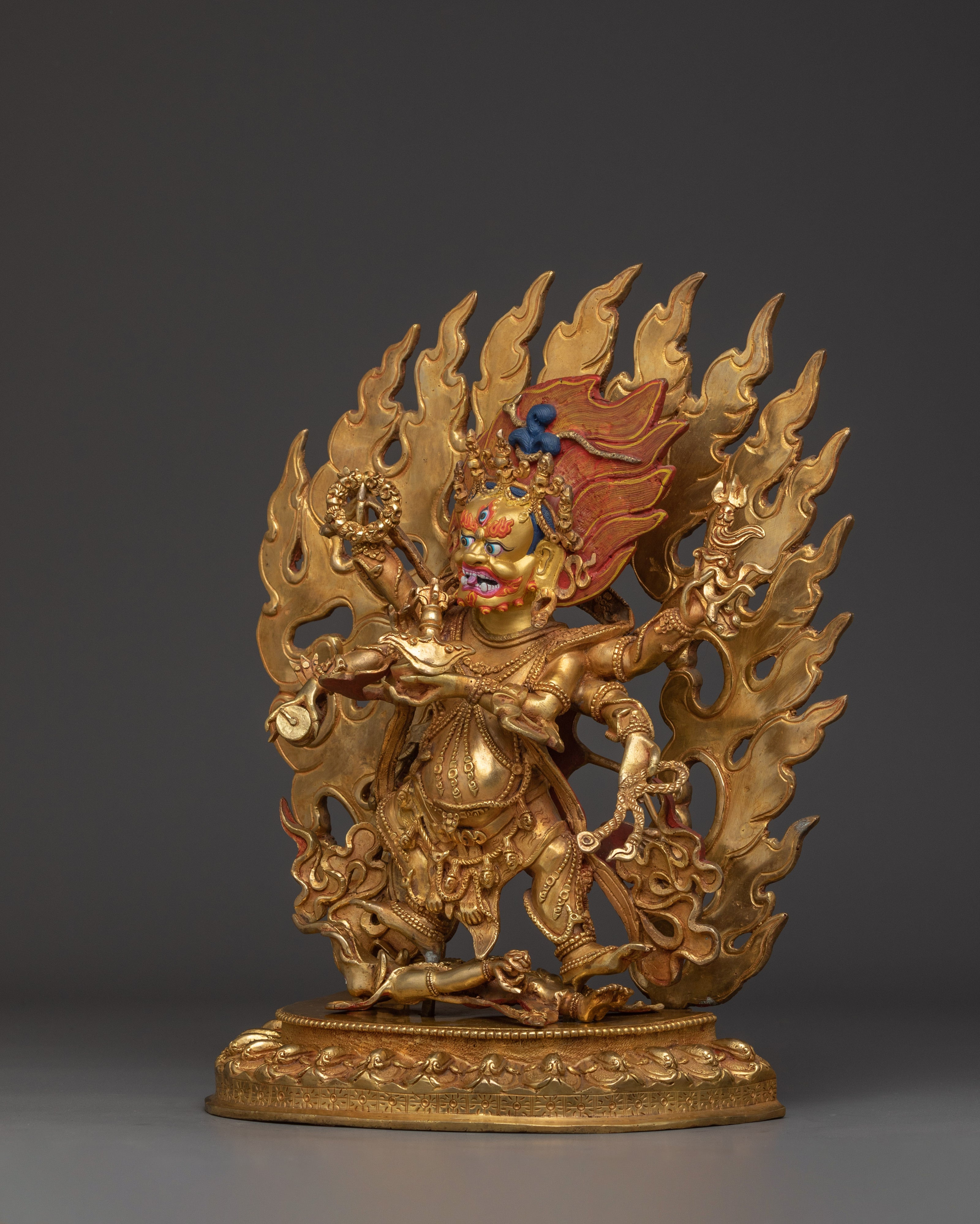 Buddhist Wrathful God Statue | for Ritual and Protection