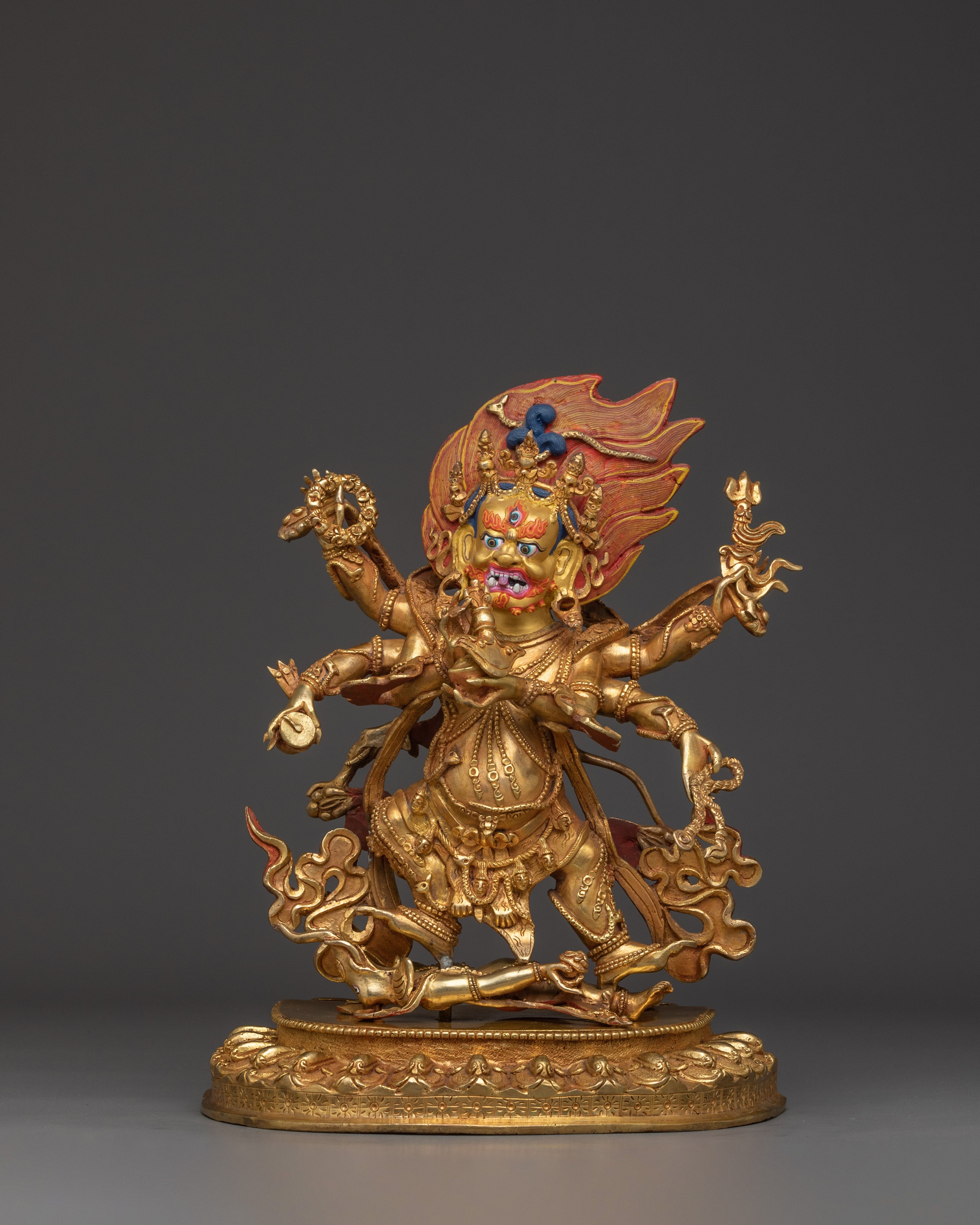 Buddhist Wrathful God Statue | for Ritual and Protection