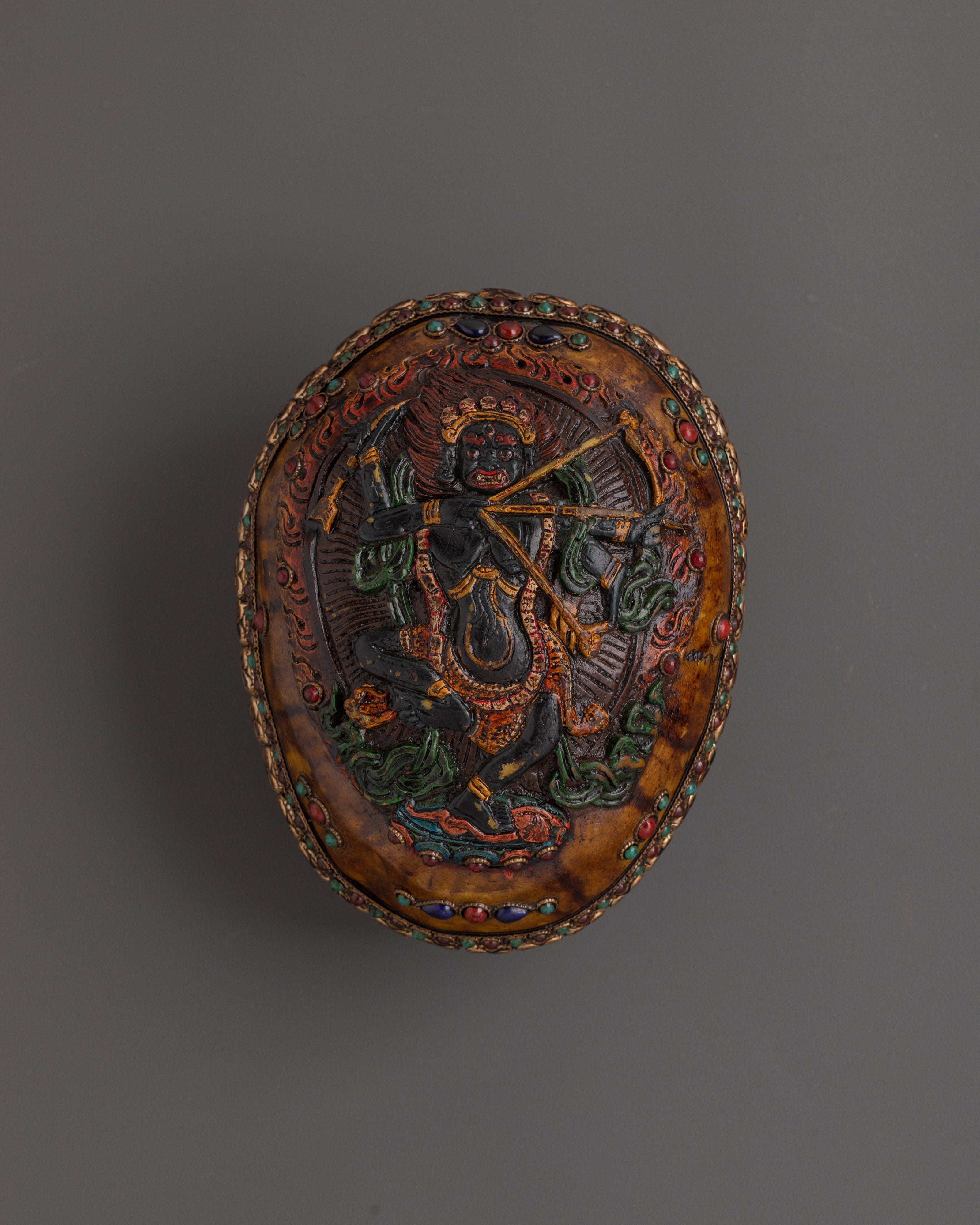 Handcrafted Tibetan Kapala | For Buddhist Altar Tool