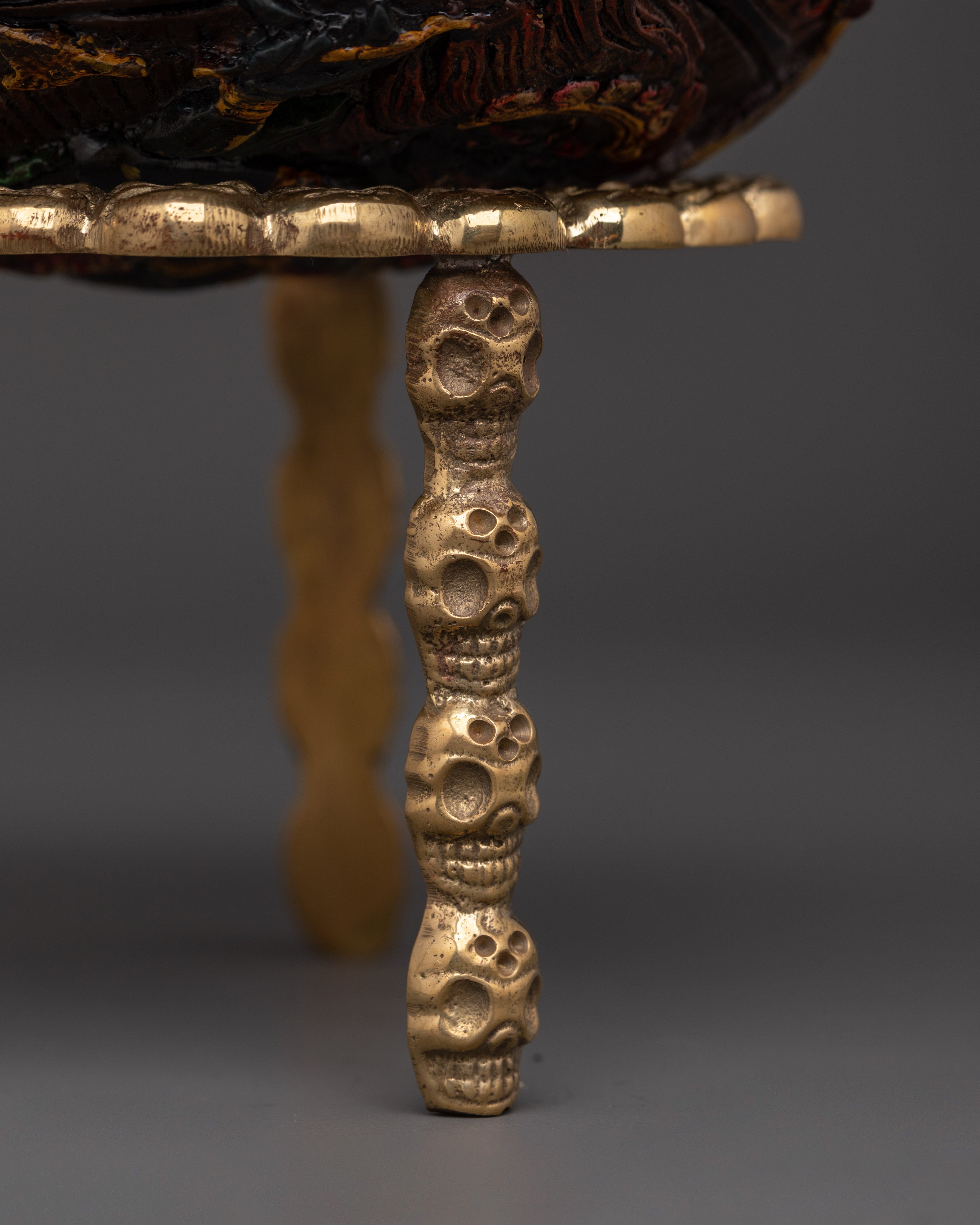 Handcrafted Tibetan Kapala | For Buddhist Altar Tool