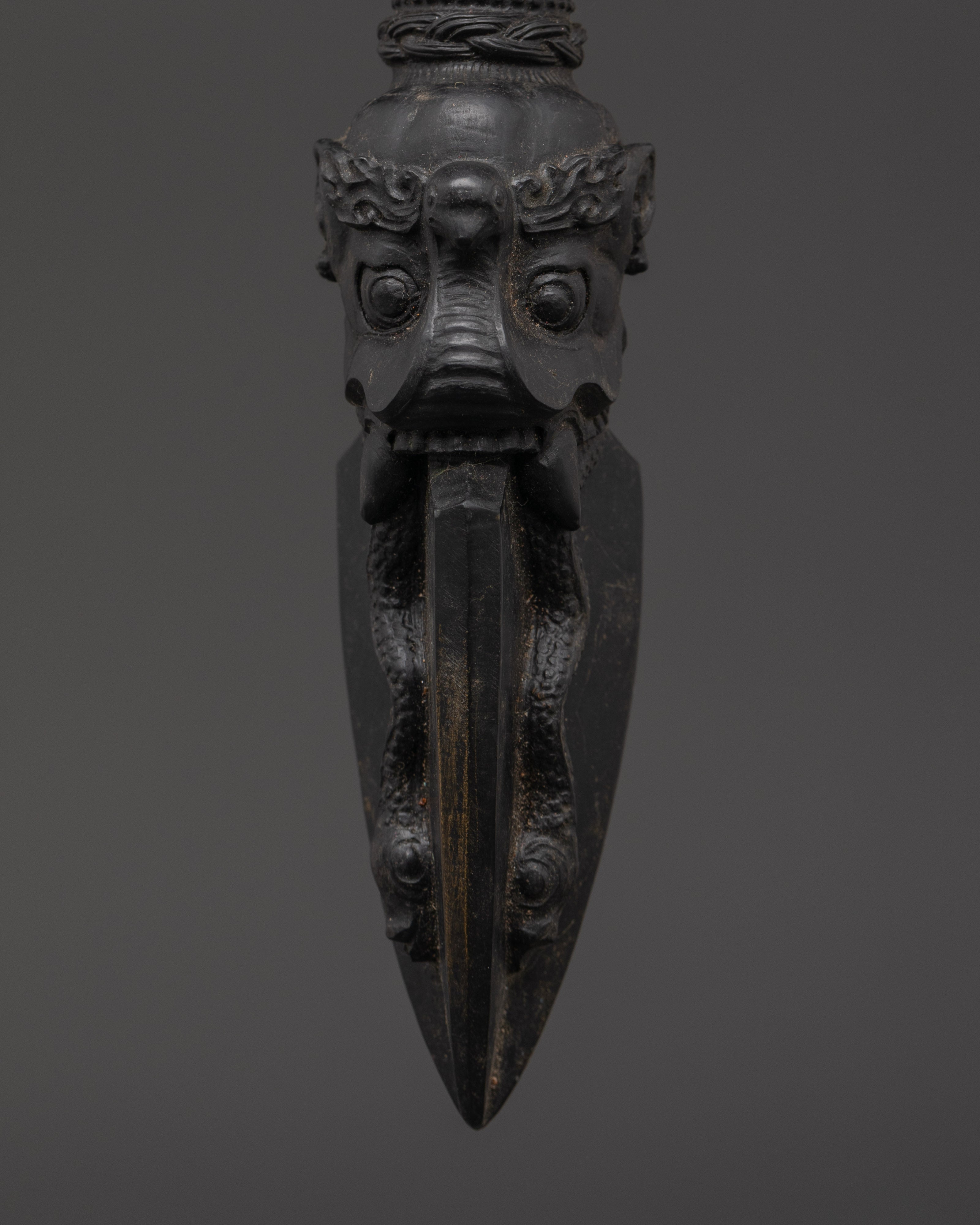 Shaligram Phurba Dagger | Sacred Vajrayana Ritual Tool