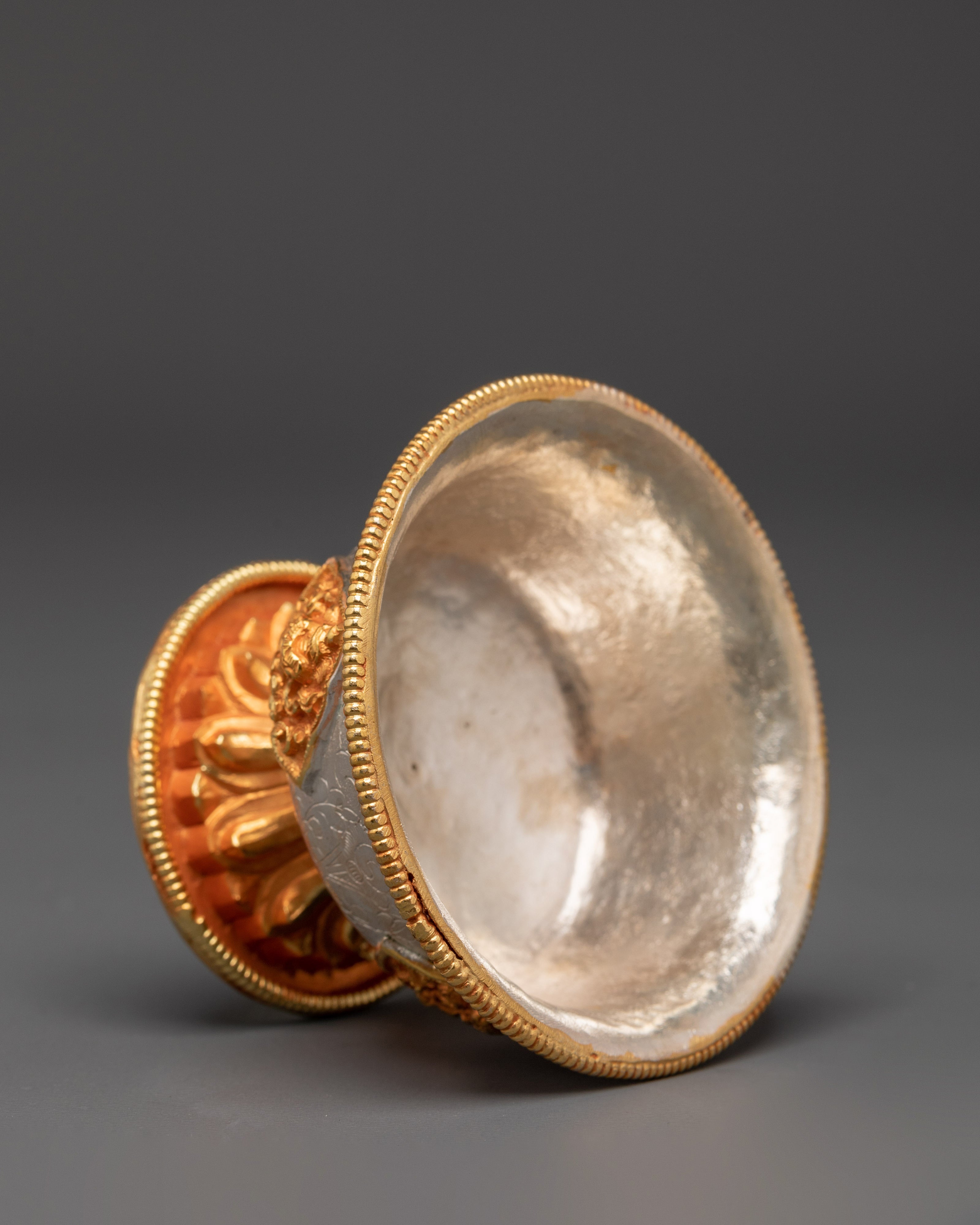 Gold Plated Offering Bowl Set | Buddhist Ritual Cups