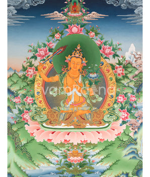Arya Bodhisattva Manjushri Thangka