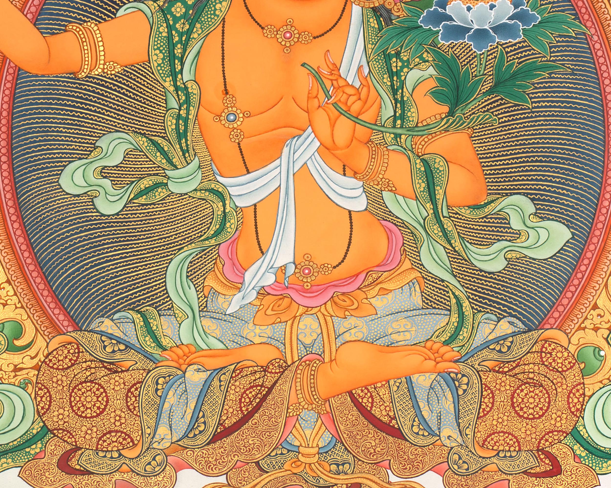 Arya Bodhisattva Manjushri Thangka | Eri Artistry