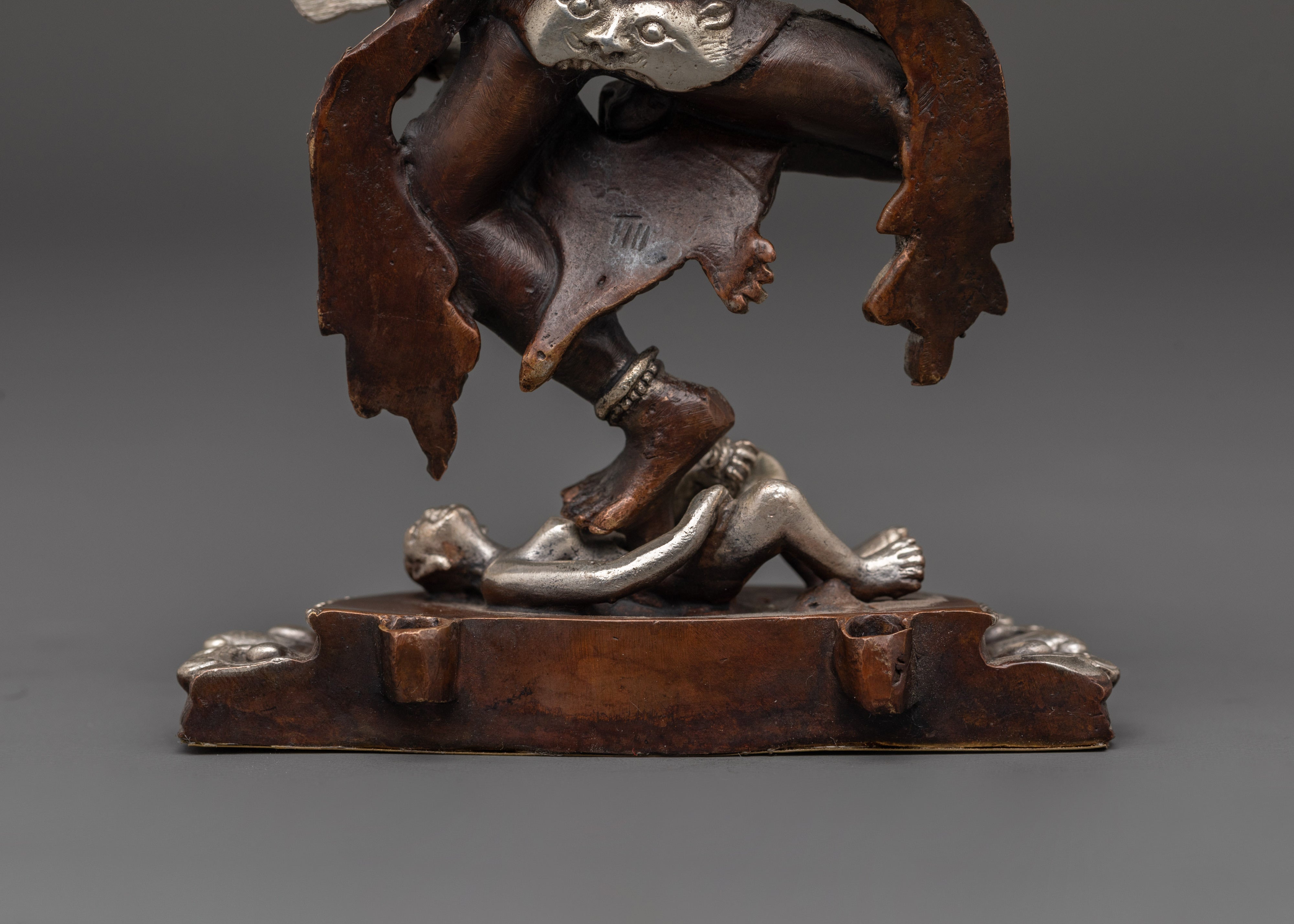 Silver Plated Statue of Kurukulla | Tibetan Goddess Statue of Love