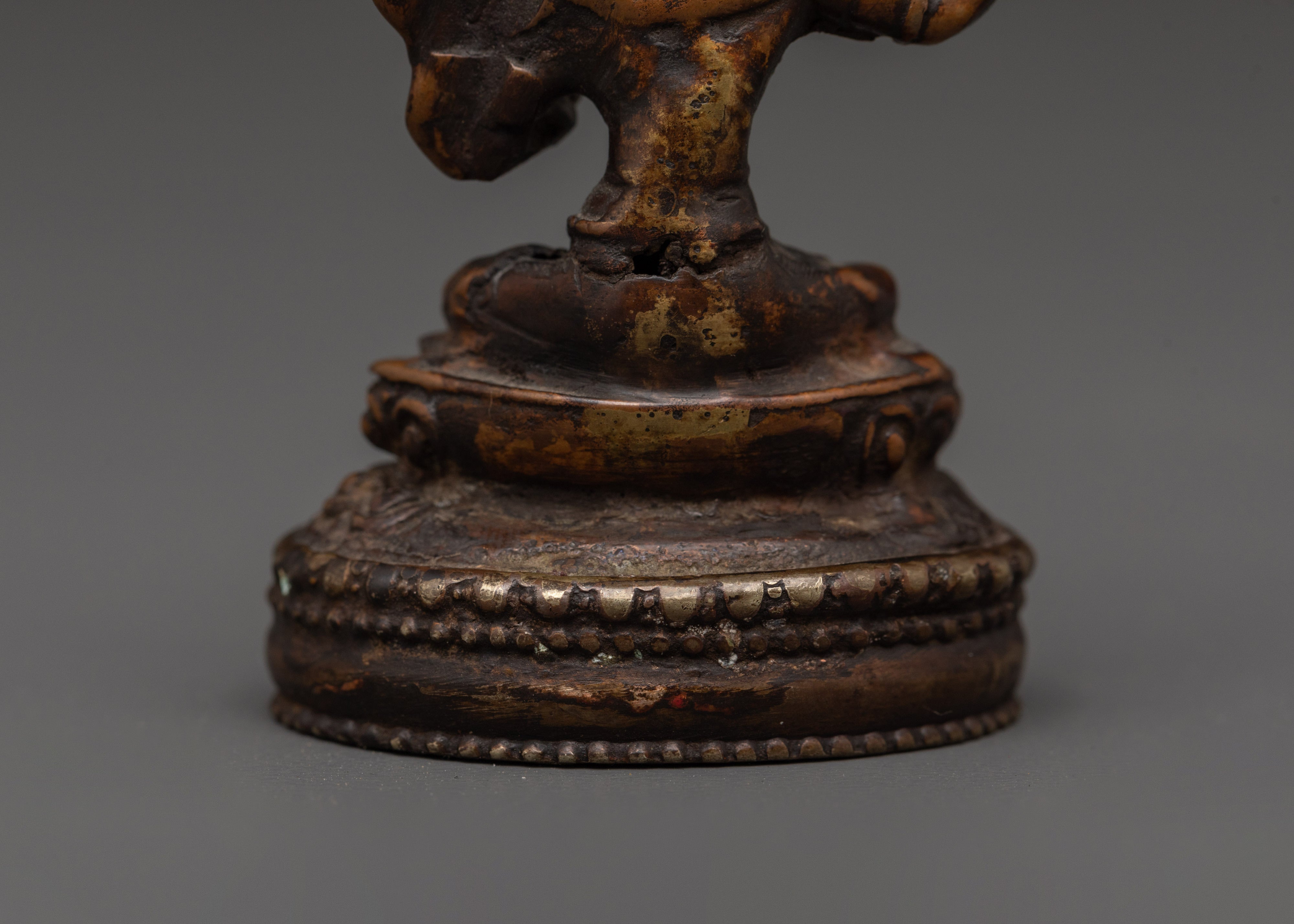 Manjushri Handmade Statue | Figurine for Meditation & Sacred Decor