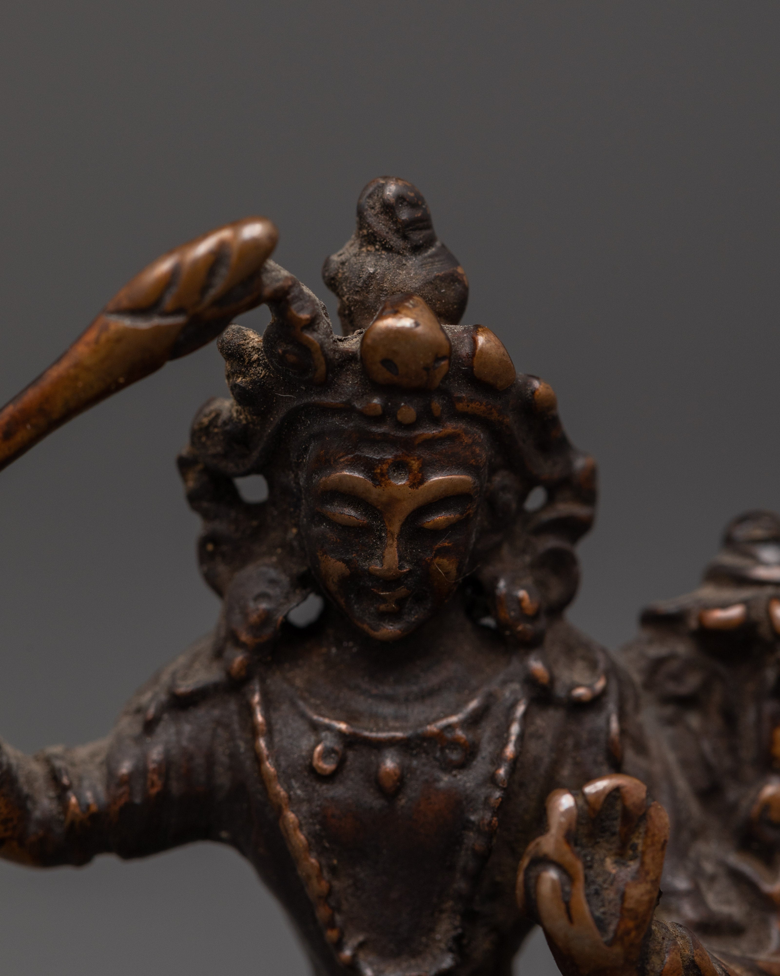 Manjushri Handmade Statue | Figurine for Meditation & Sacred Decor