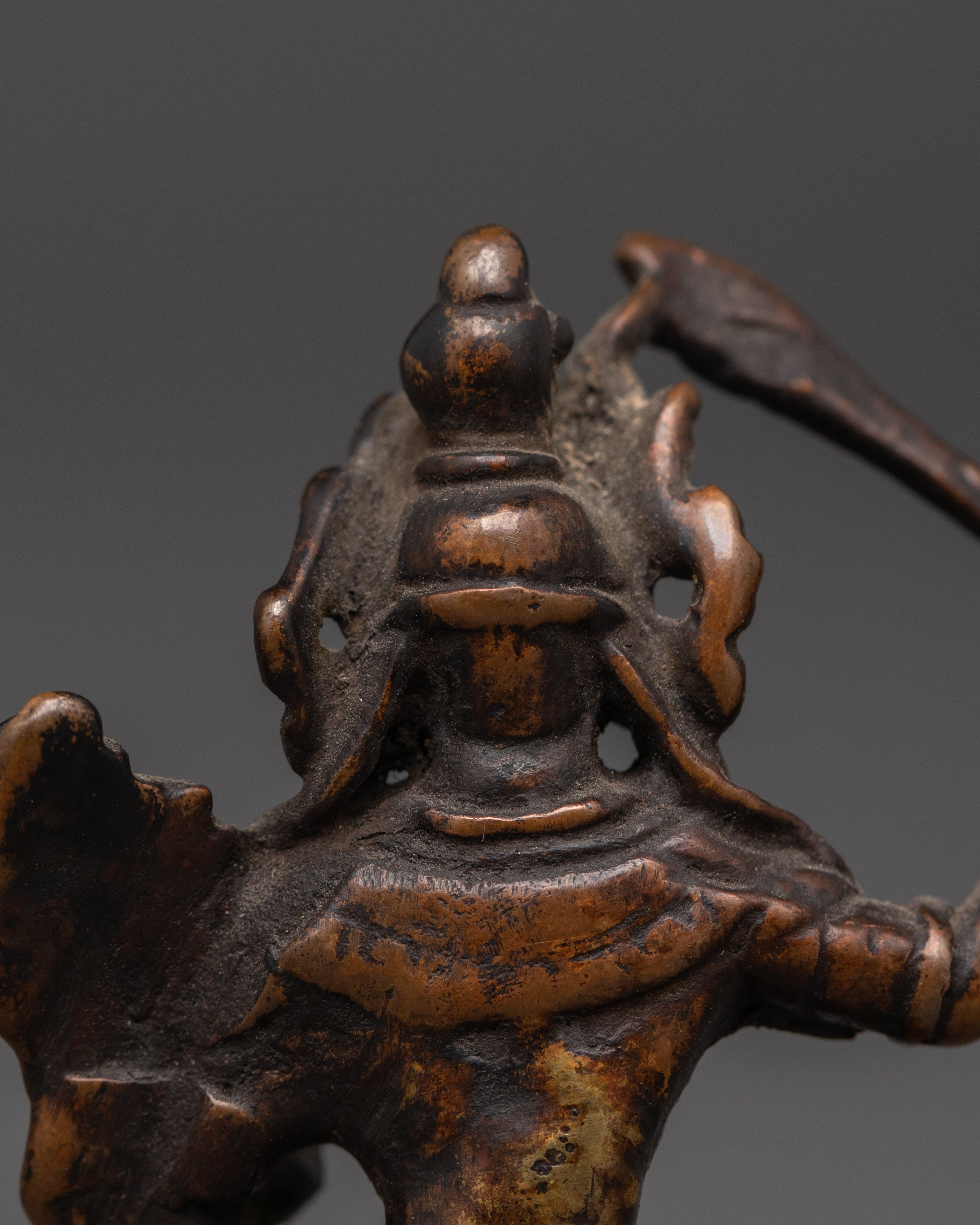 Manjushri Handmade Statue | Figurine for Meditation & Sacred Decor