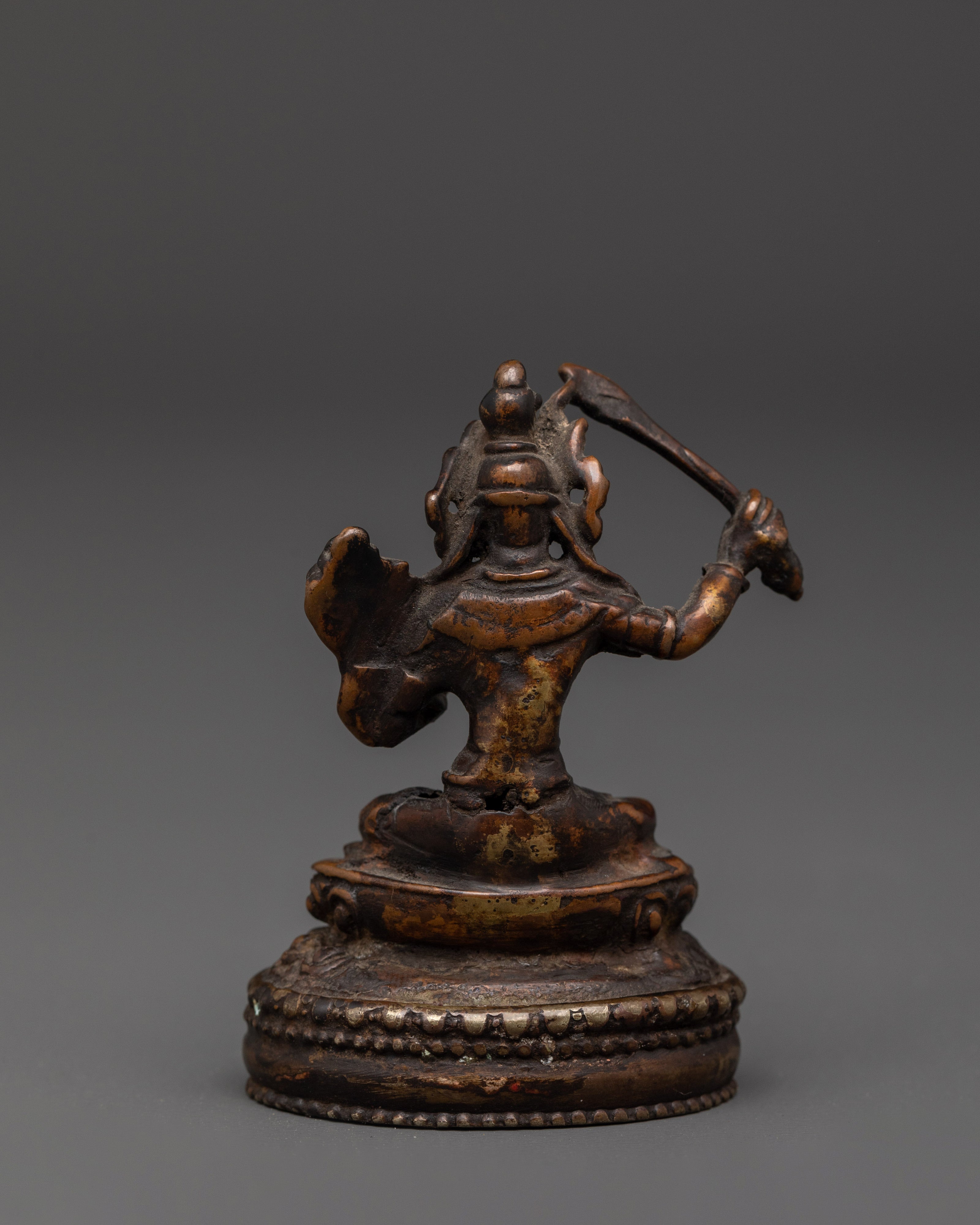 Manjushri Handmade Statue | Figurine for Meditation & Sacred Decor