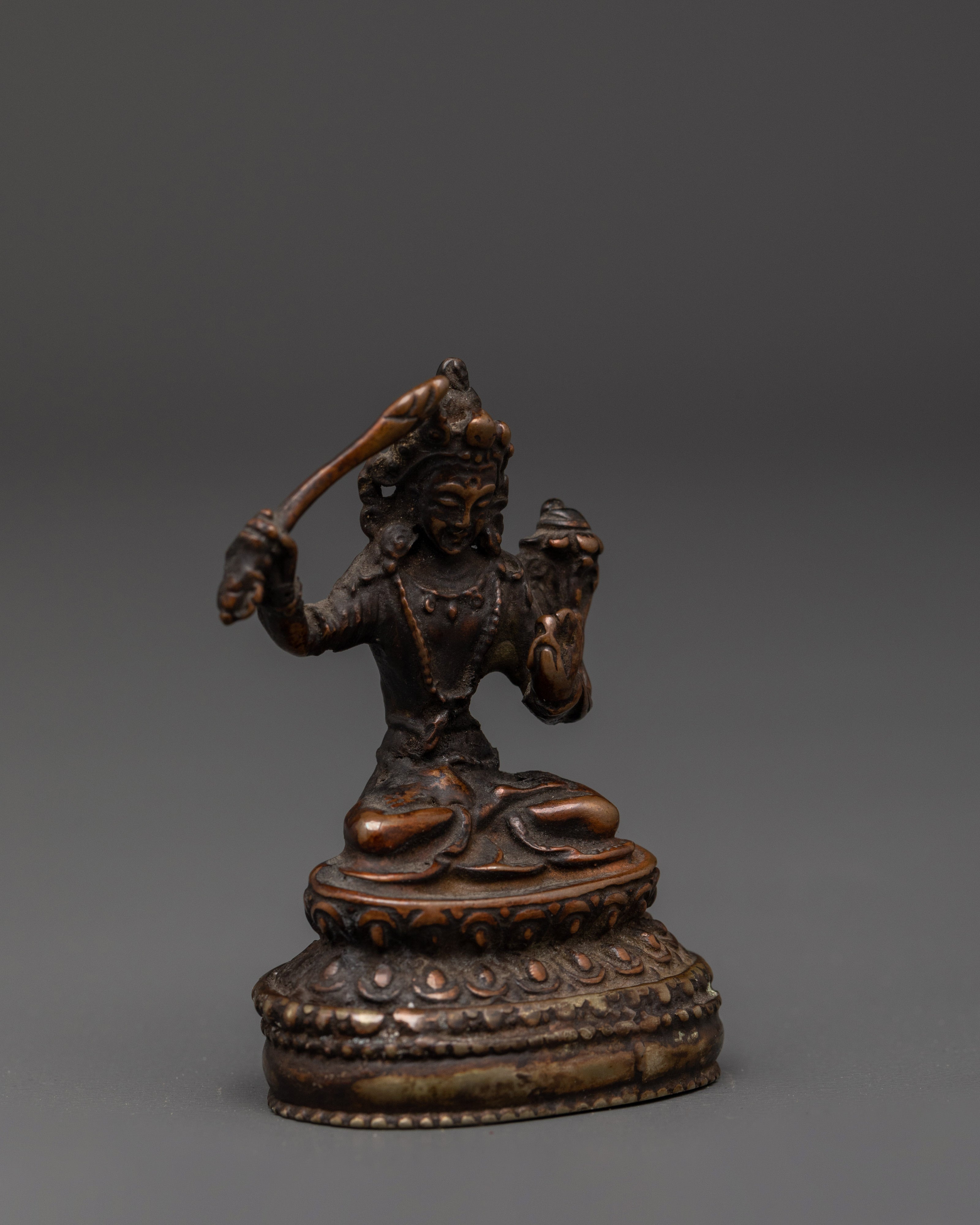 Manjushri Handmade Statue | Figurine for Meditation & Sacred Decor