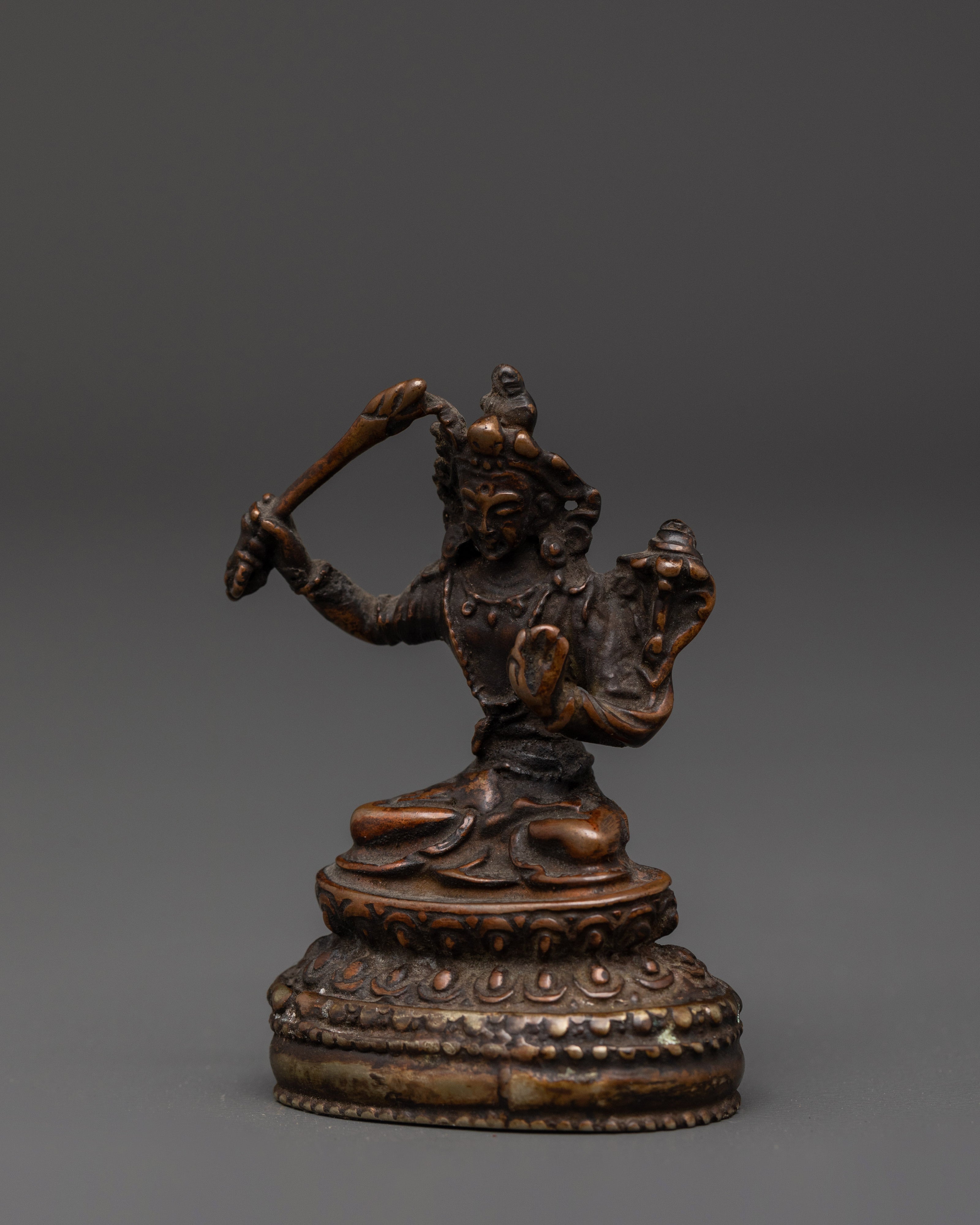 Manjushri Handmade Statue | Figurine for Meditation & Sacred Decor