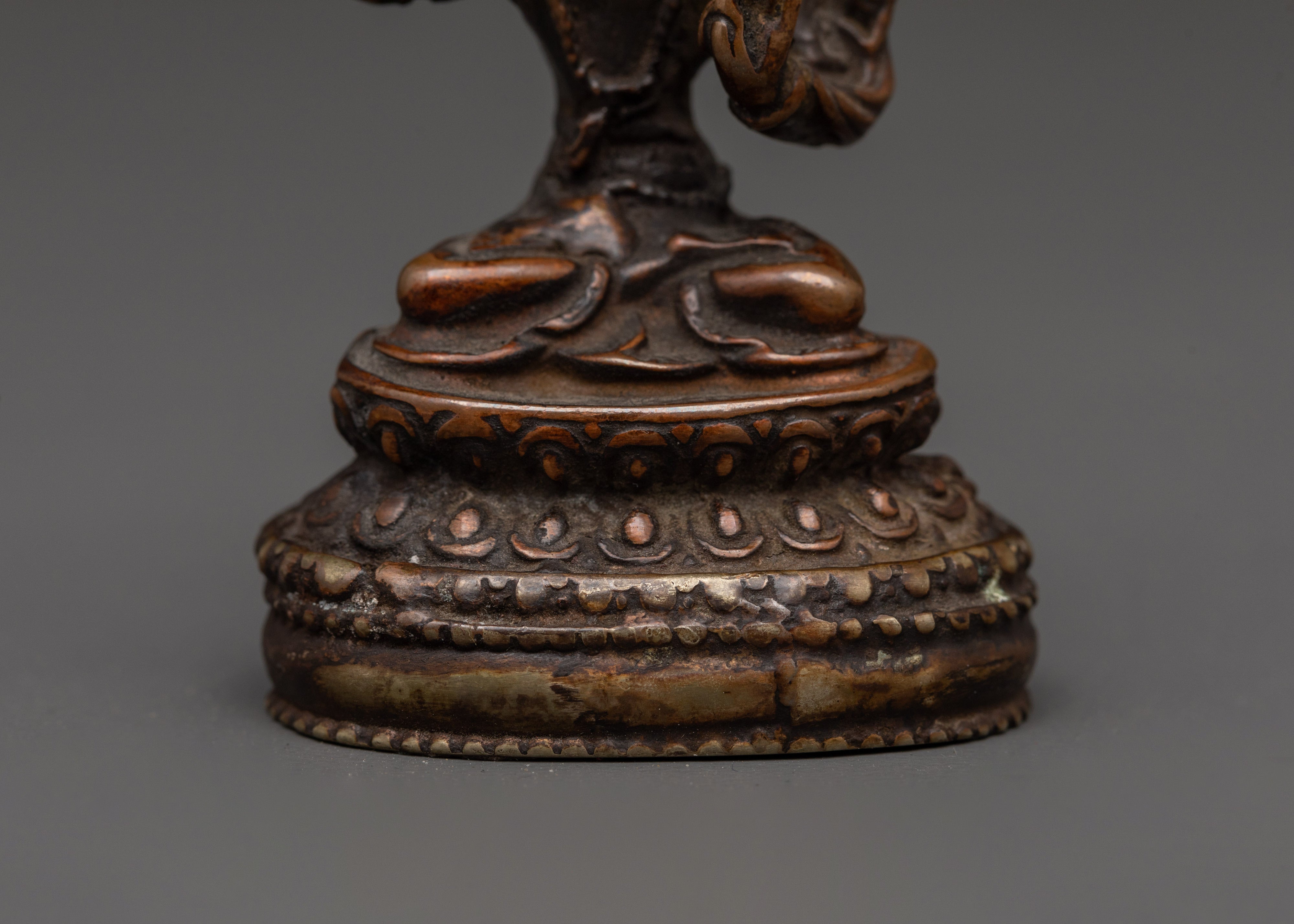 Manjushri Handmade Statue | Figurine for Meditation & Sacred Decor