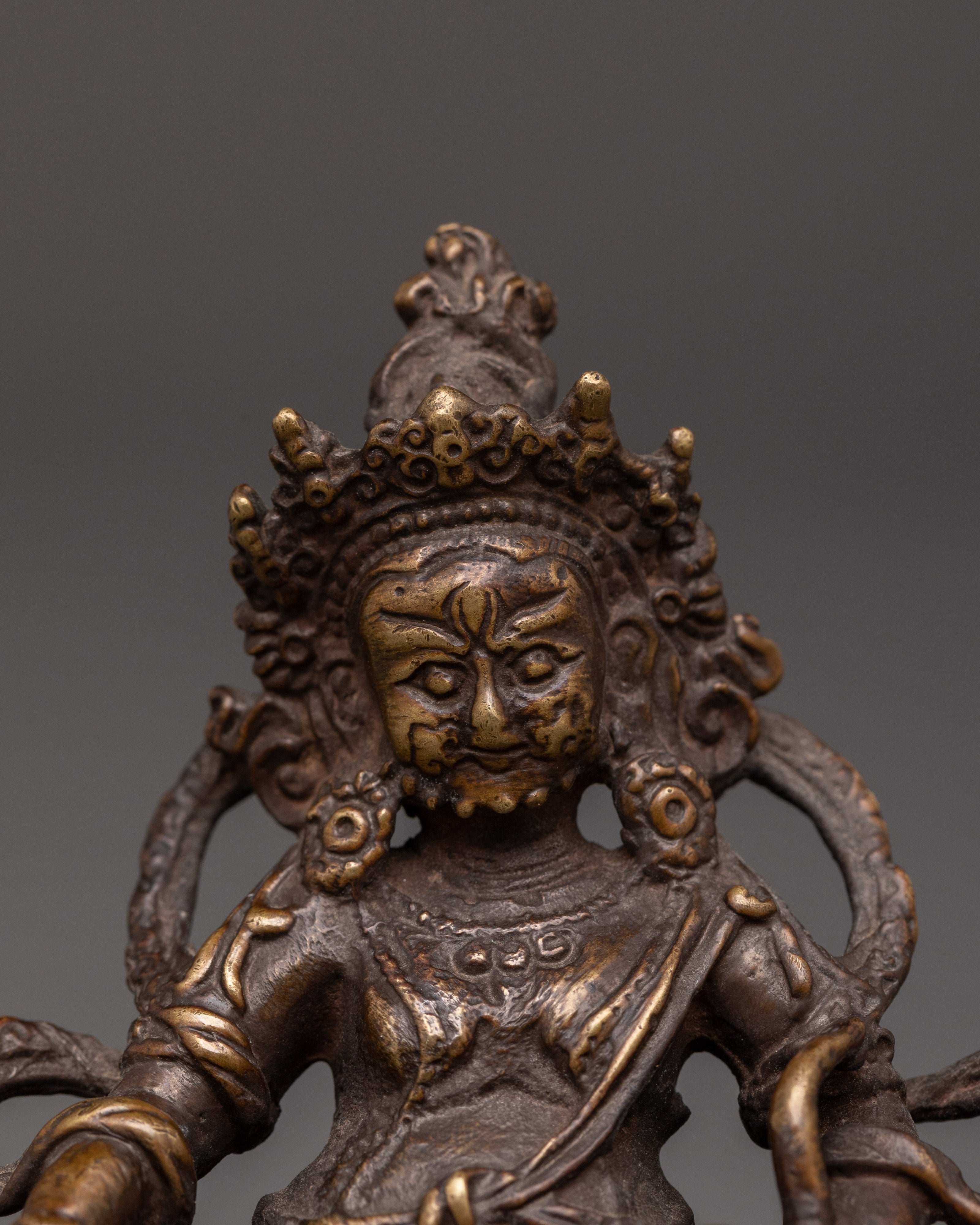 Handmade Statue of Dzambhala | Spiritual Buddhist Figurine