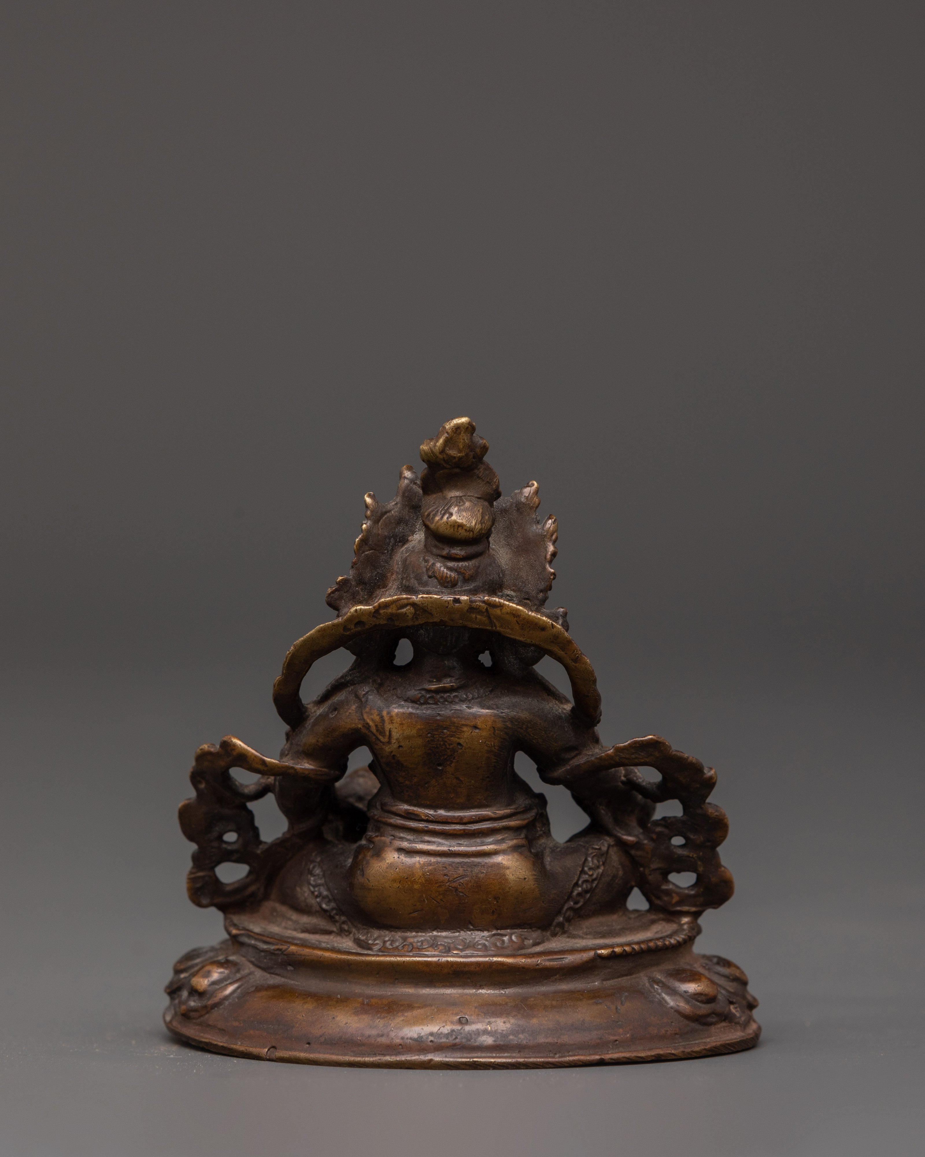 Handmade Statue of Dzambhala | Spiritual Buddhist Figurine