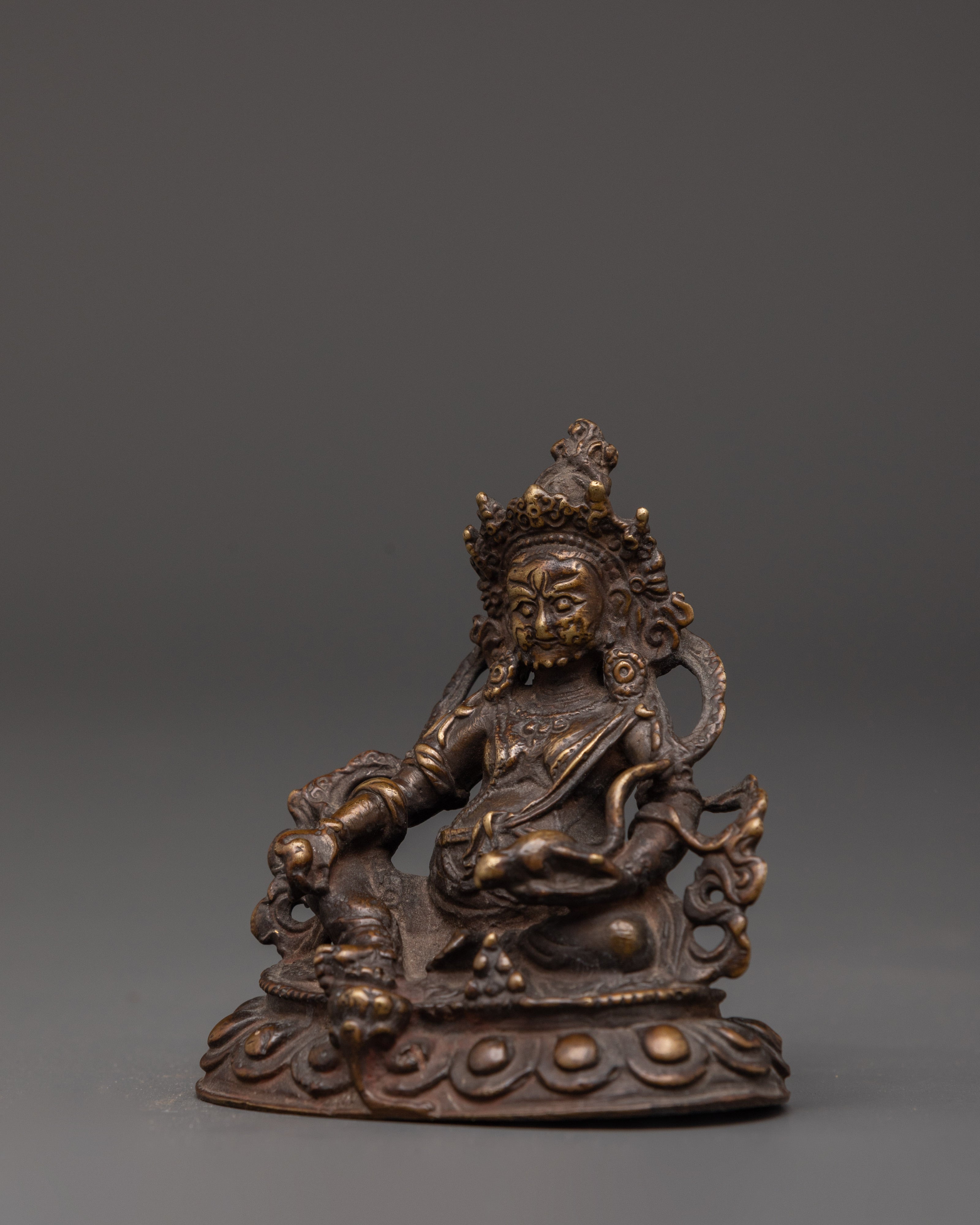 Handmade Statue of Dzambhala | Spiritual Buddhist Figurine
