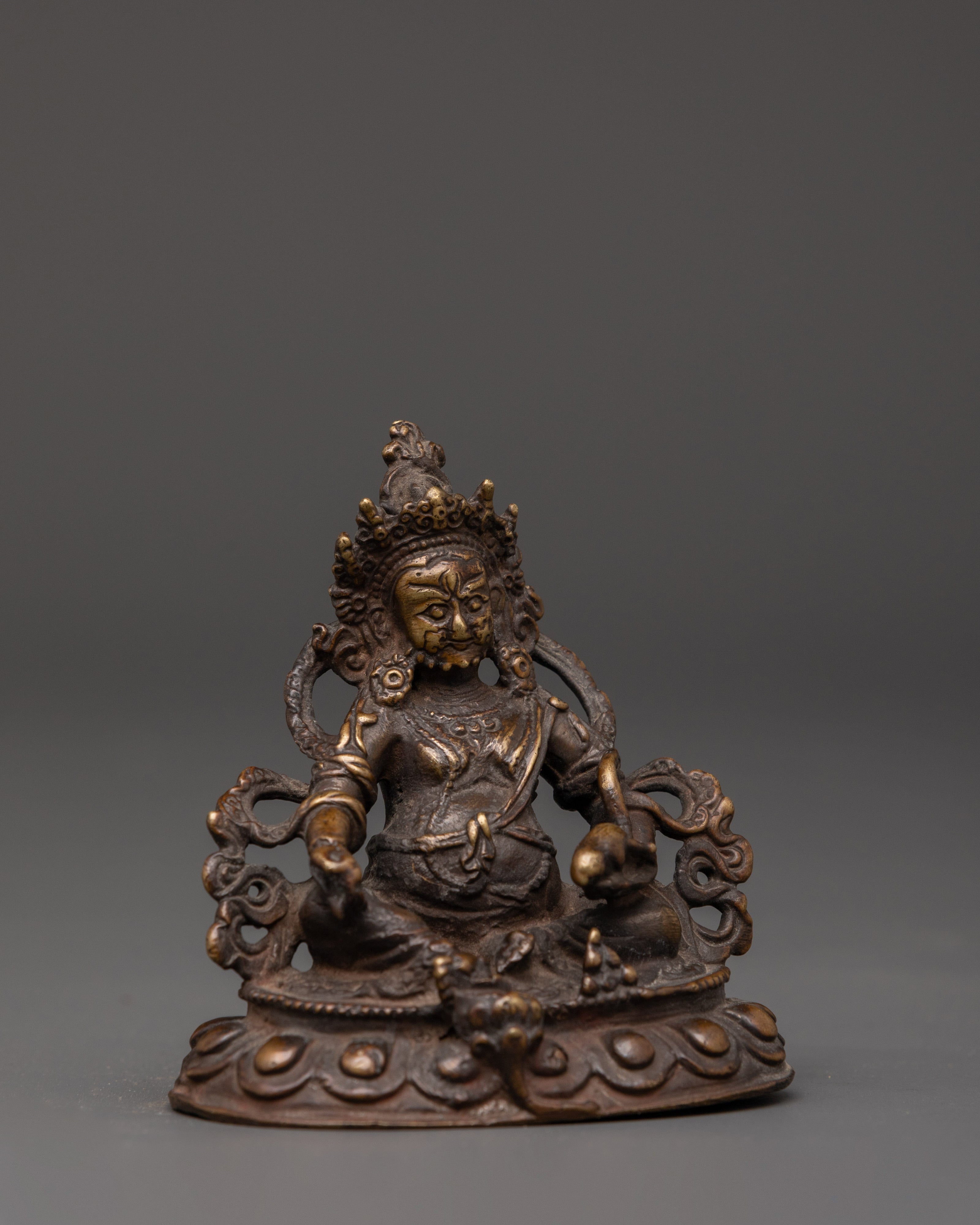 Handmade Statue of Dzambhala | Spiritual Buddhist Figurine