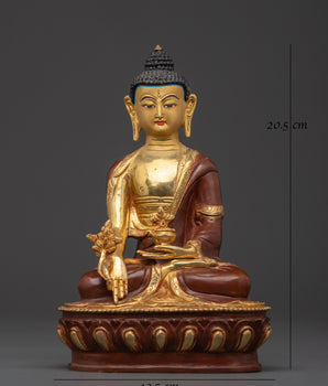 Handcrafted Tibetan Healing Deity | Ideal for Home Altars, Meditation, and Wellness Rituals