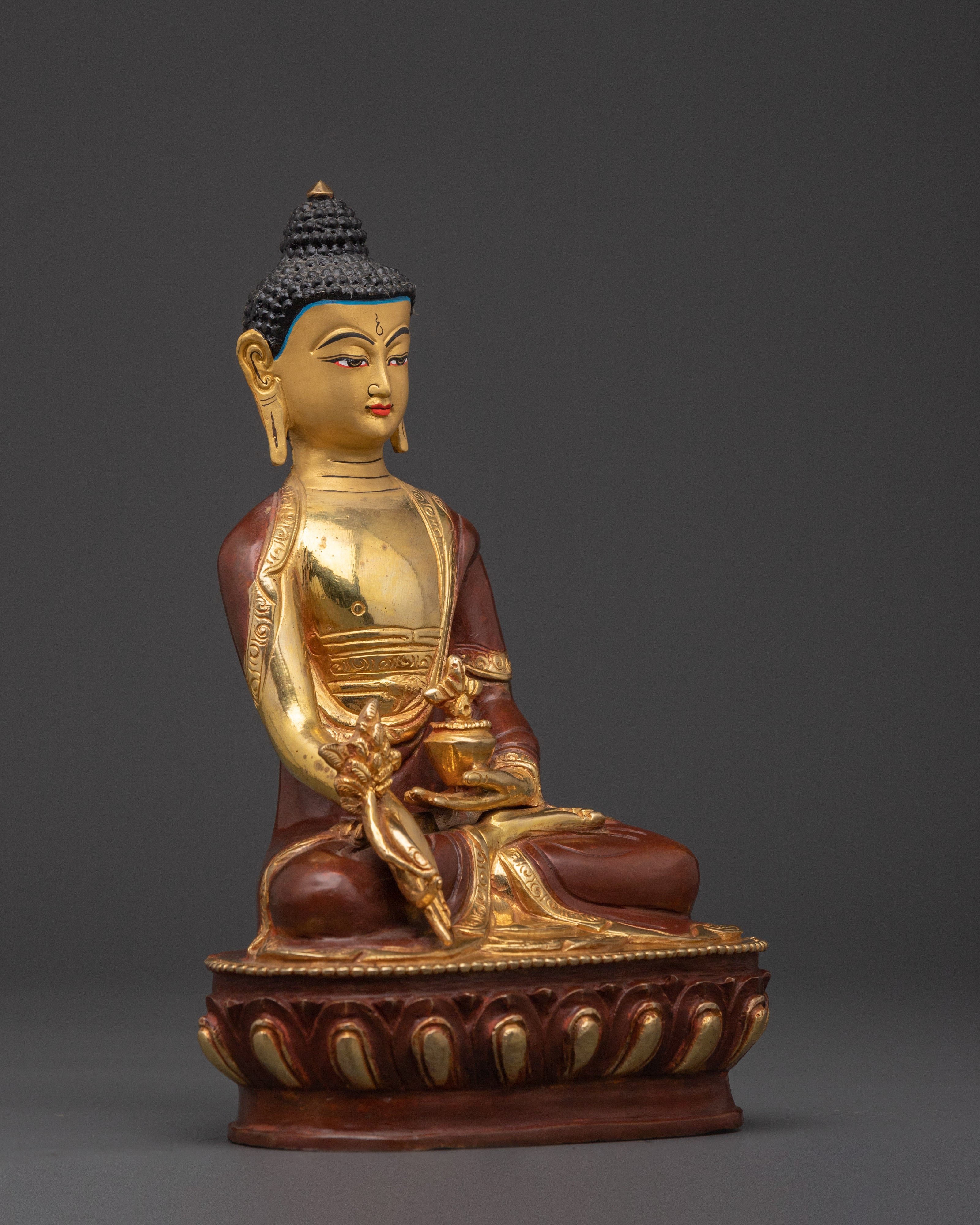 Handcrafted Tibetan Healing Deity | Ideal for Home Altars, Meditation, and Wellness Rituals