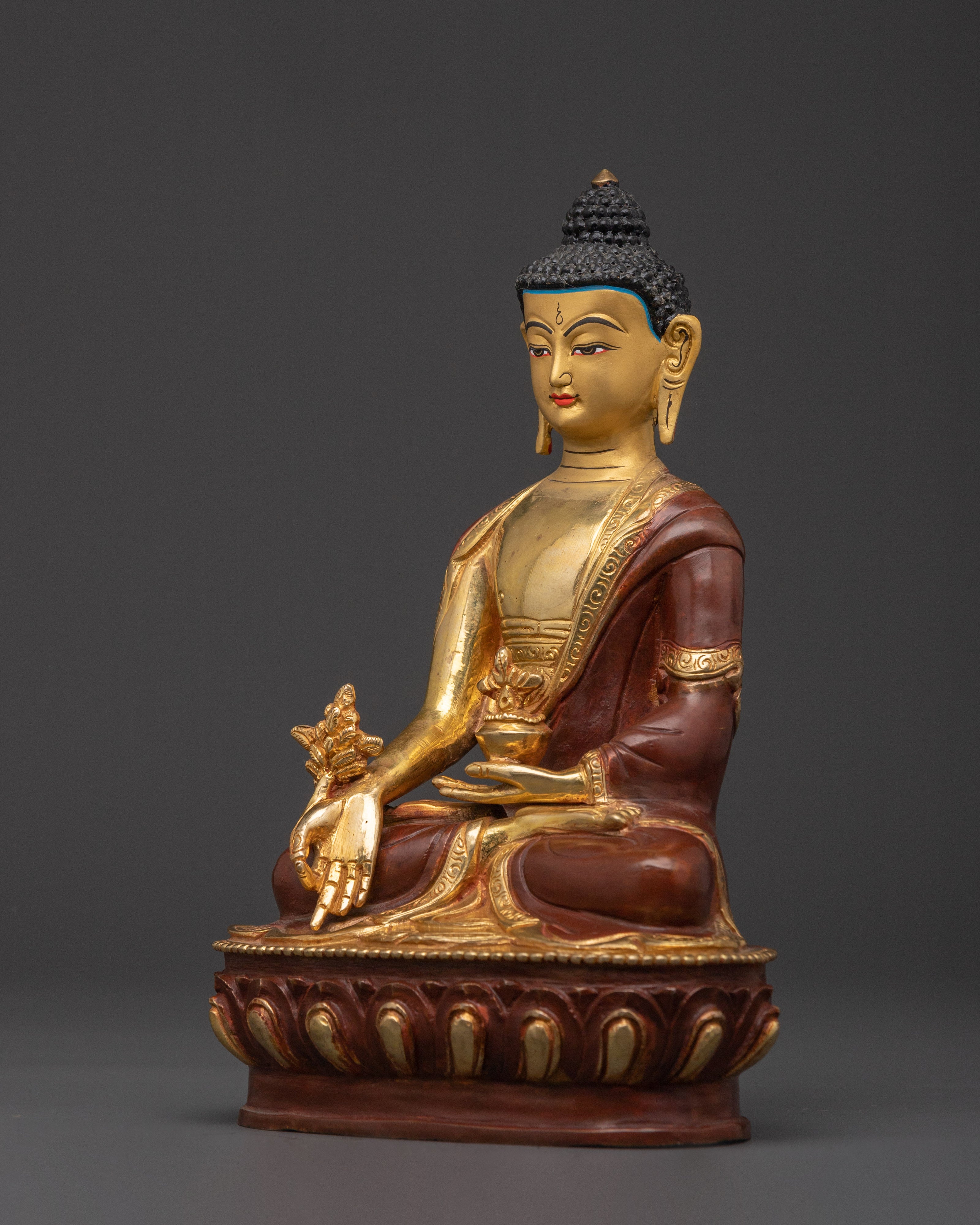 Handcrafted Tibetan Healing Deity | Ideal for Home Altars, Meditation, and Wellness Rituals